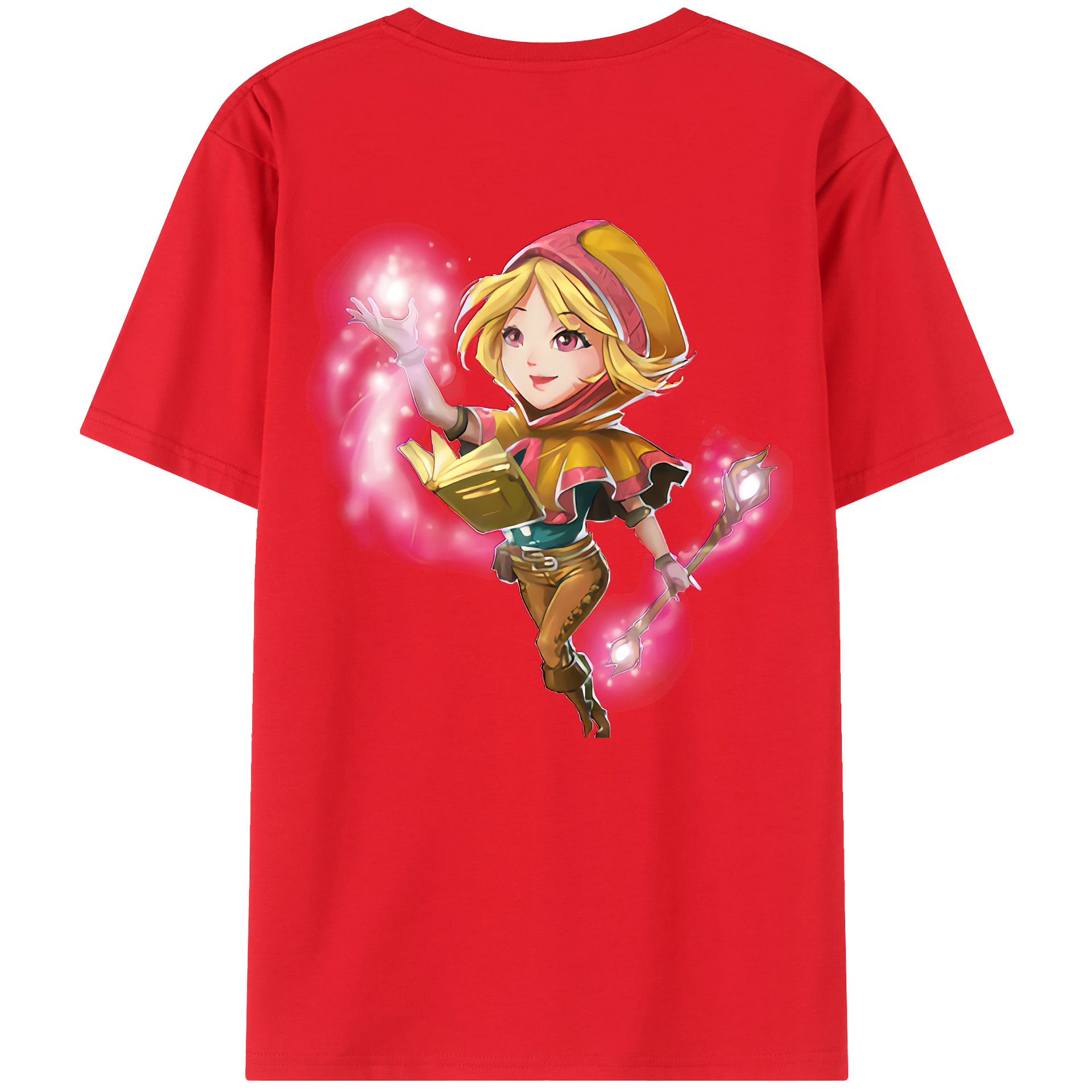 リーグ・オブ・レジェンド League of Legends LOL 綿100％半袖Tシャツ（背面プリント）