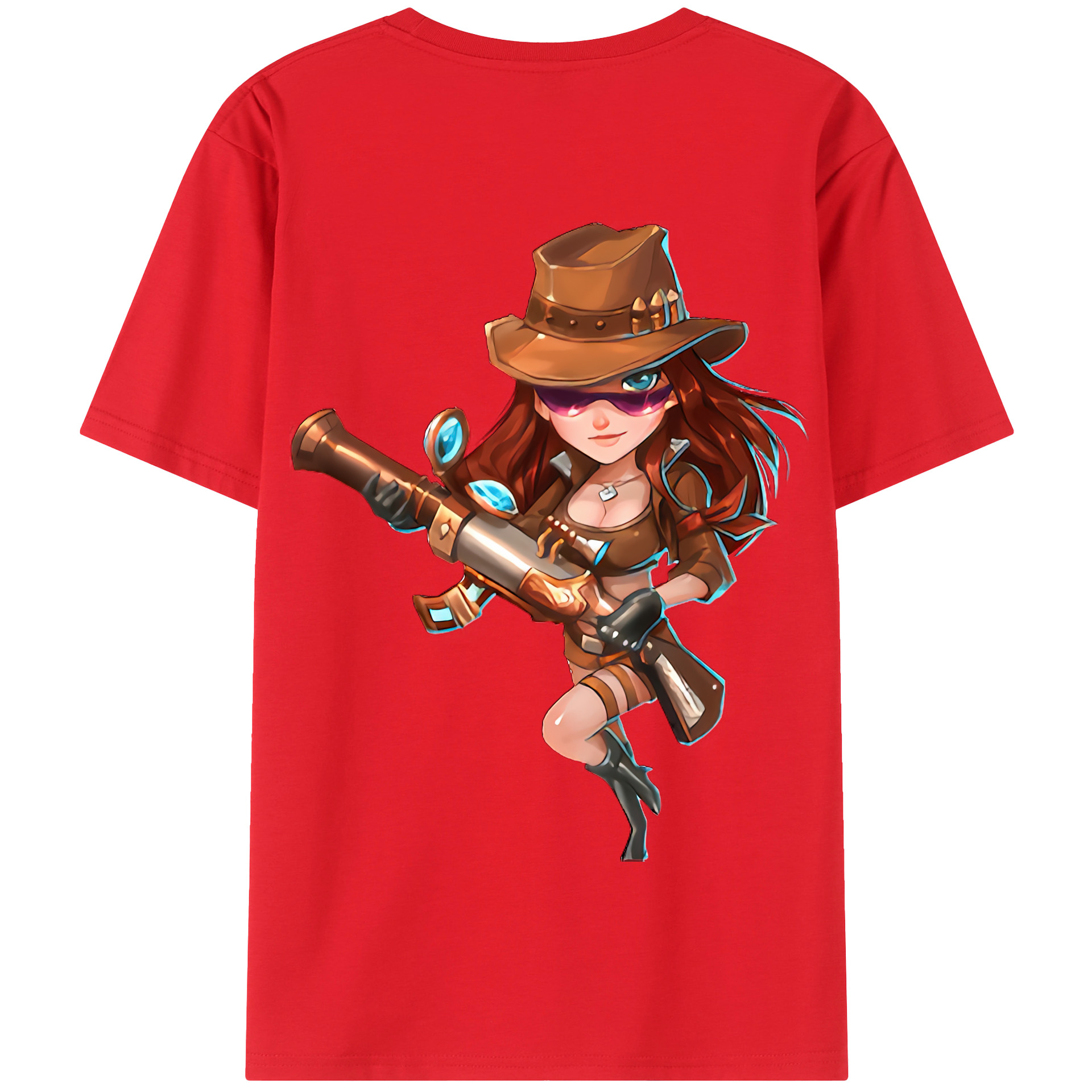 リーグ・オブ・レジェンド League of Legends LOL 綿100％半袖Tシャツ（背面プリント）
