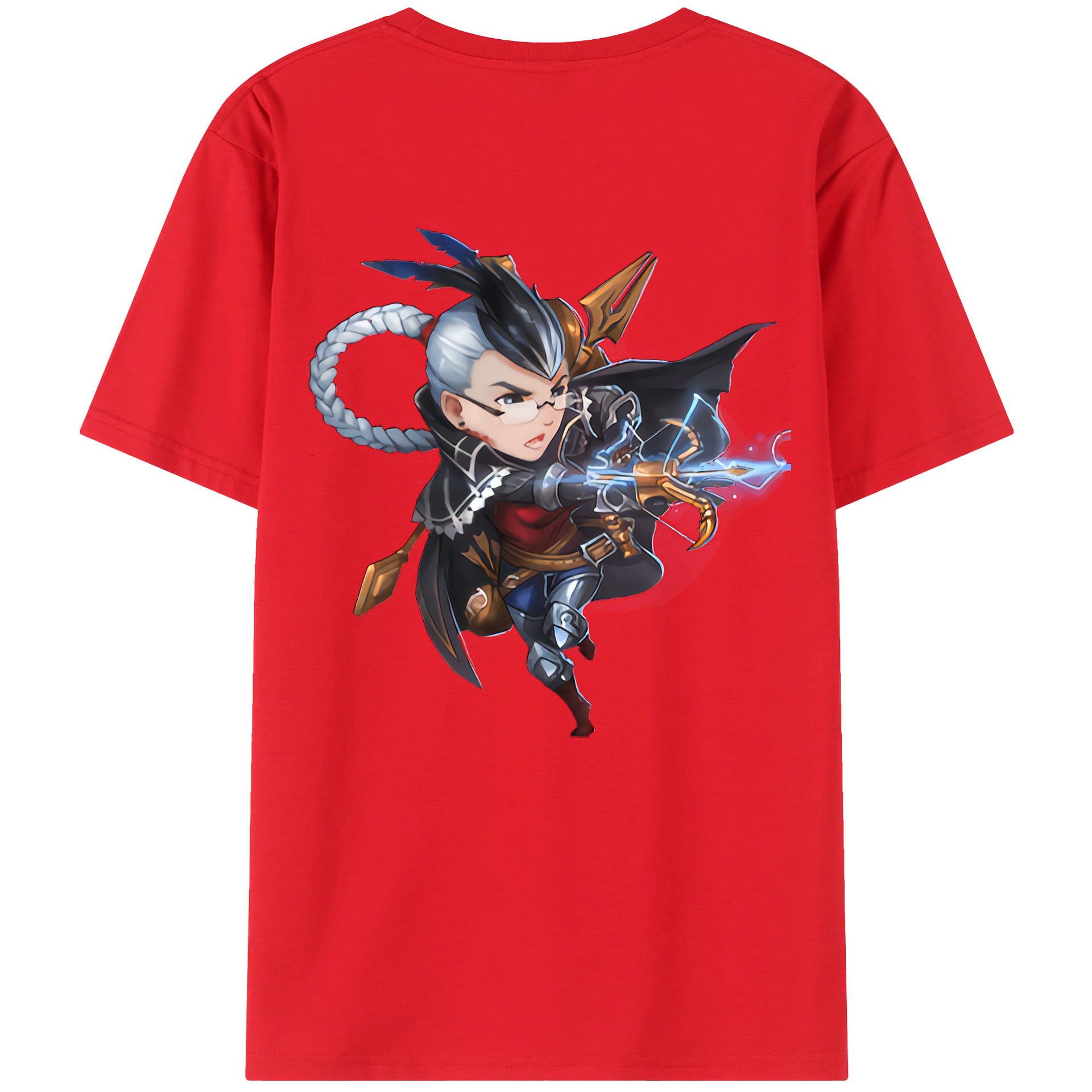 リーグ・オブ・レジェンド League of Legends LOL 綿100％半袖Tシャツ（背面プリント）