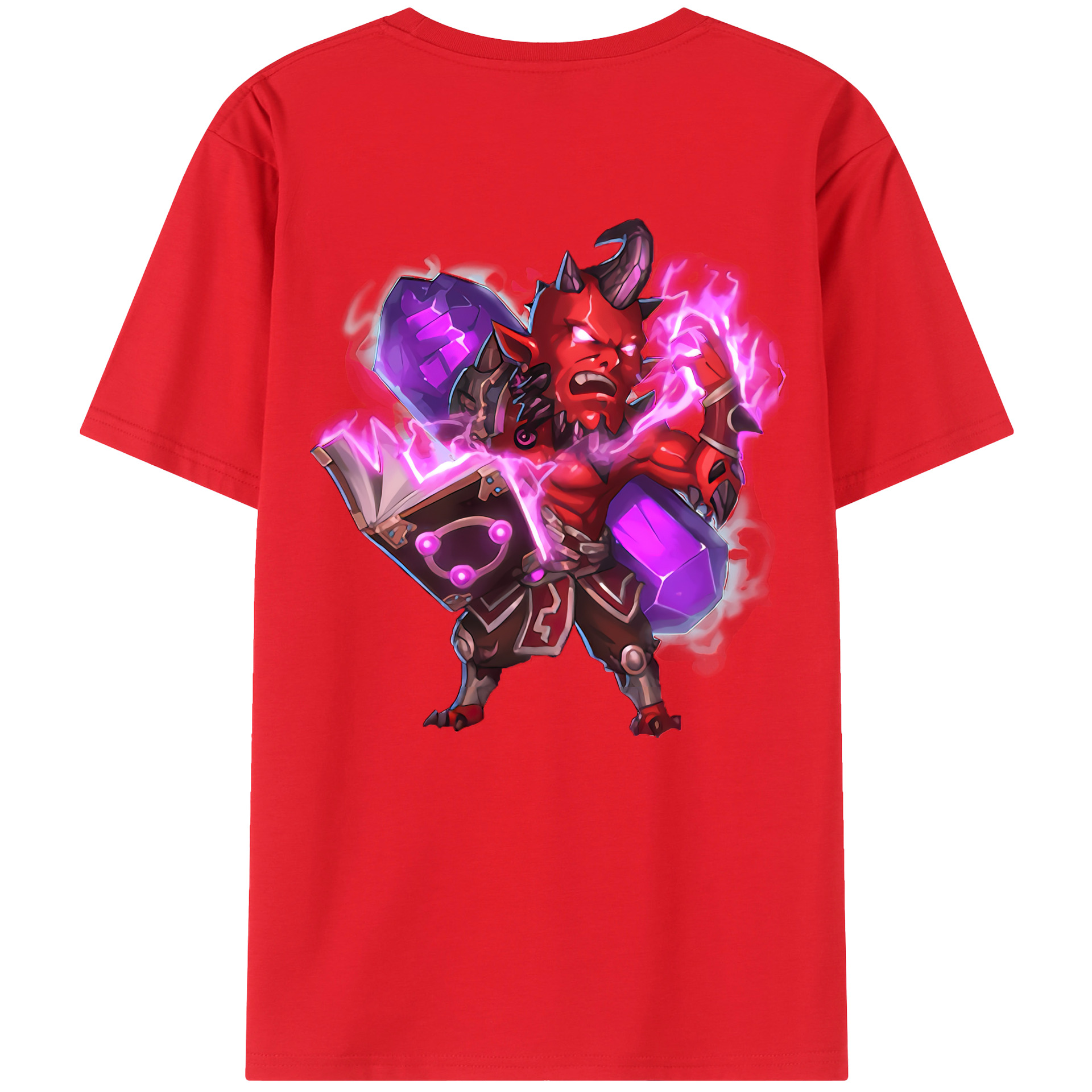 リーグ・オブ・レジェンド League of Legends LOL 綿100％半袖Tシャツ（背面プリント）