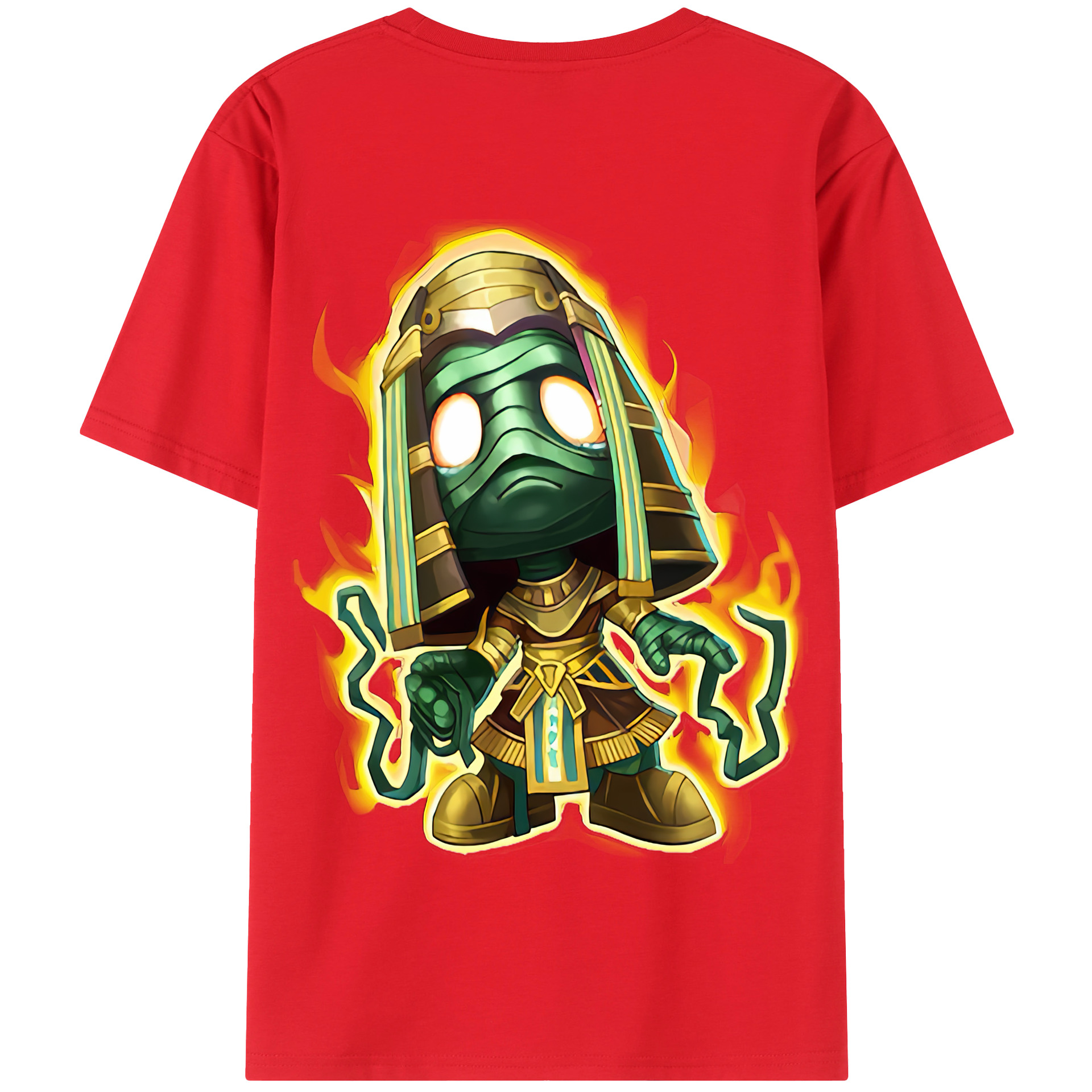リーグ・オブ・レジェンド League of Legends LOL 綿100％半袖Tシャツ（背面プリント）