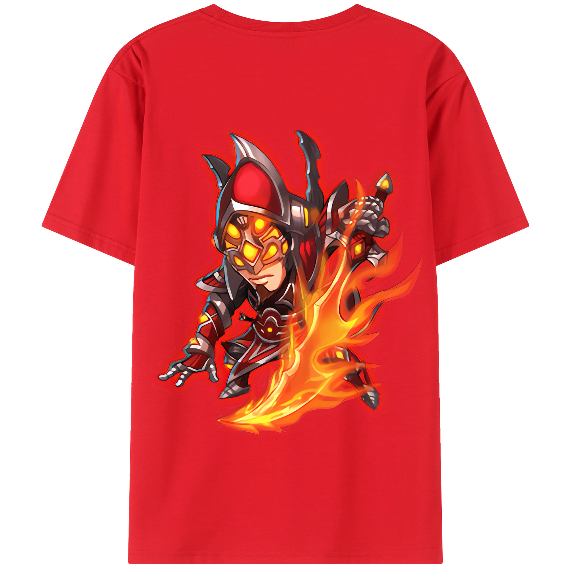 リーグ・オブ・レジェンド League of Legends LOL 綿100％半袖Tシャツ（背面プリント）