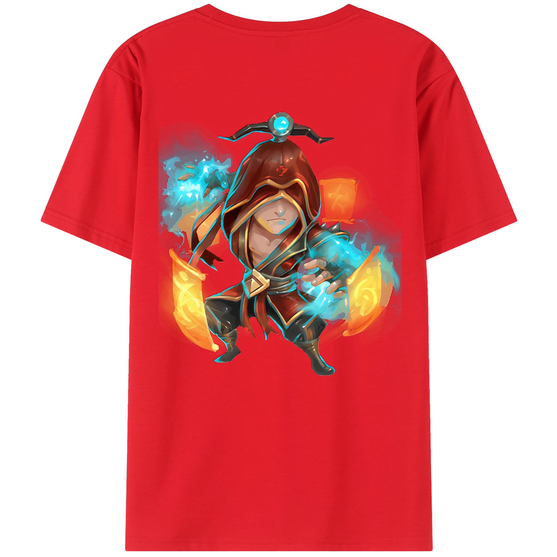 リーグ・オブ・レジェンド League of Legends LOL 綿100％半袖Tシャツ（背面プリント）