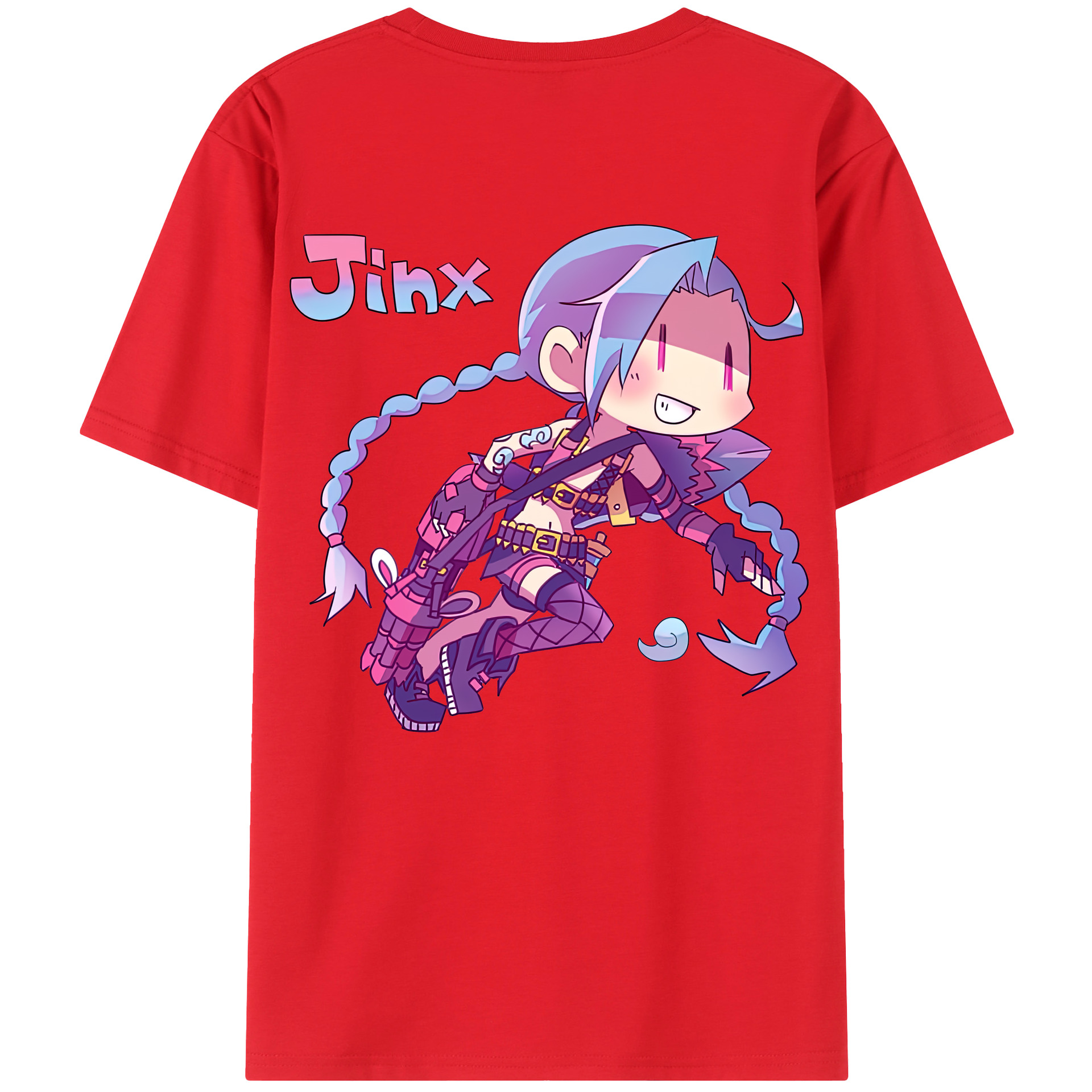 リーグ・オブ・レジェンド League of Legends LOL 綿100％半袖Tシャツ（背面プリント）
