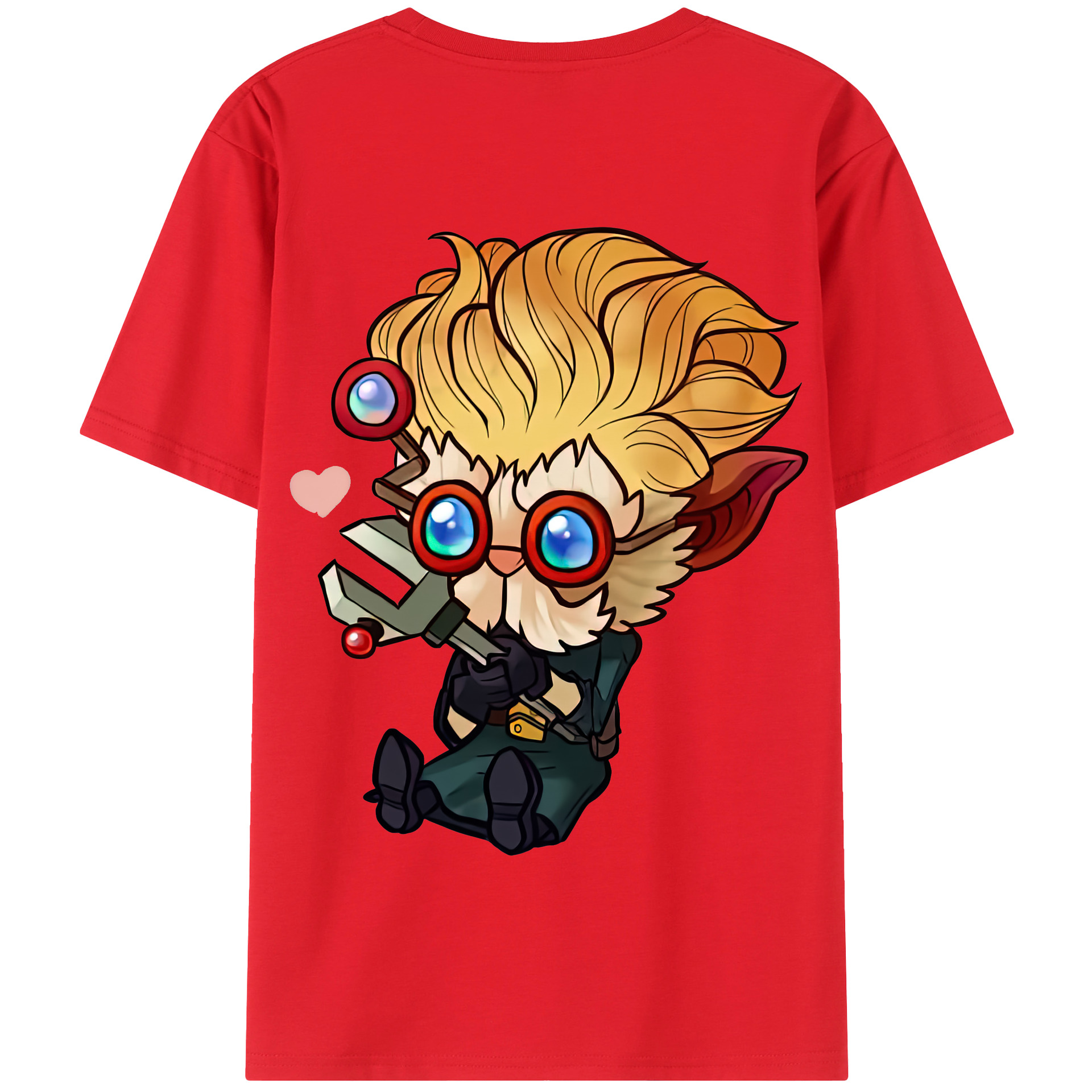 リーグ・オブ・レジェンド League of Legends LOL 綿100％半袖Tシャツ（背面プリント）