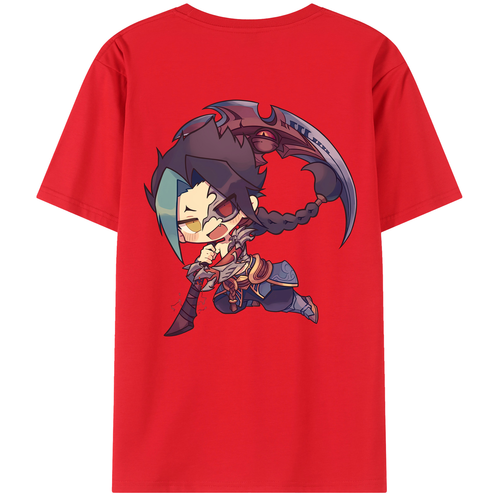リーグ・オブ・レジェンド League of Legends LOL 綿100％半袖Tシャツ（背面プリント）