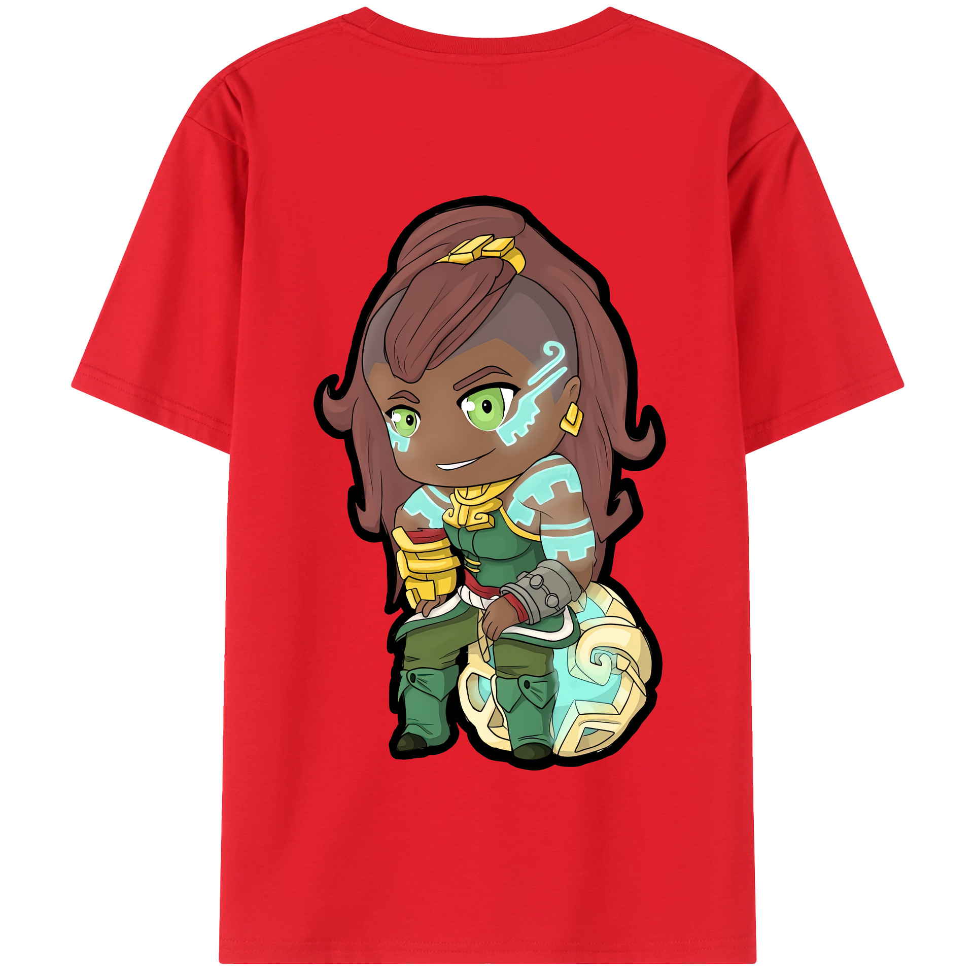 リーグ・オブ・レジェンド League of Legends LOL 綿100％半袖Tシャツ（背面プリント）