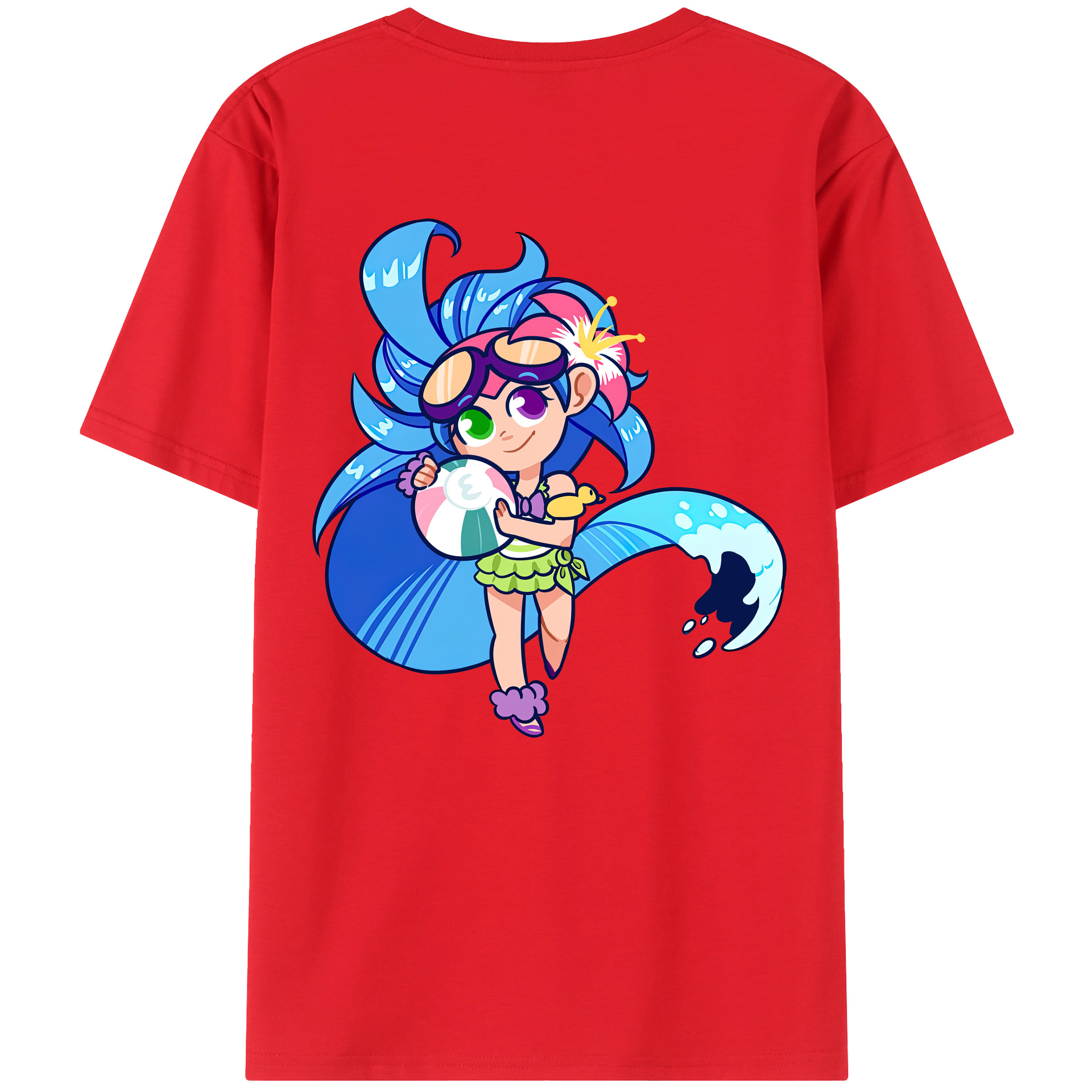リーグ・オブ・レジェンド League of Legends LOL 綿100％半袖Tシャツ（背面プリント）