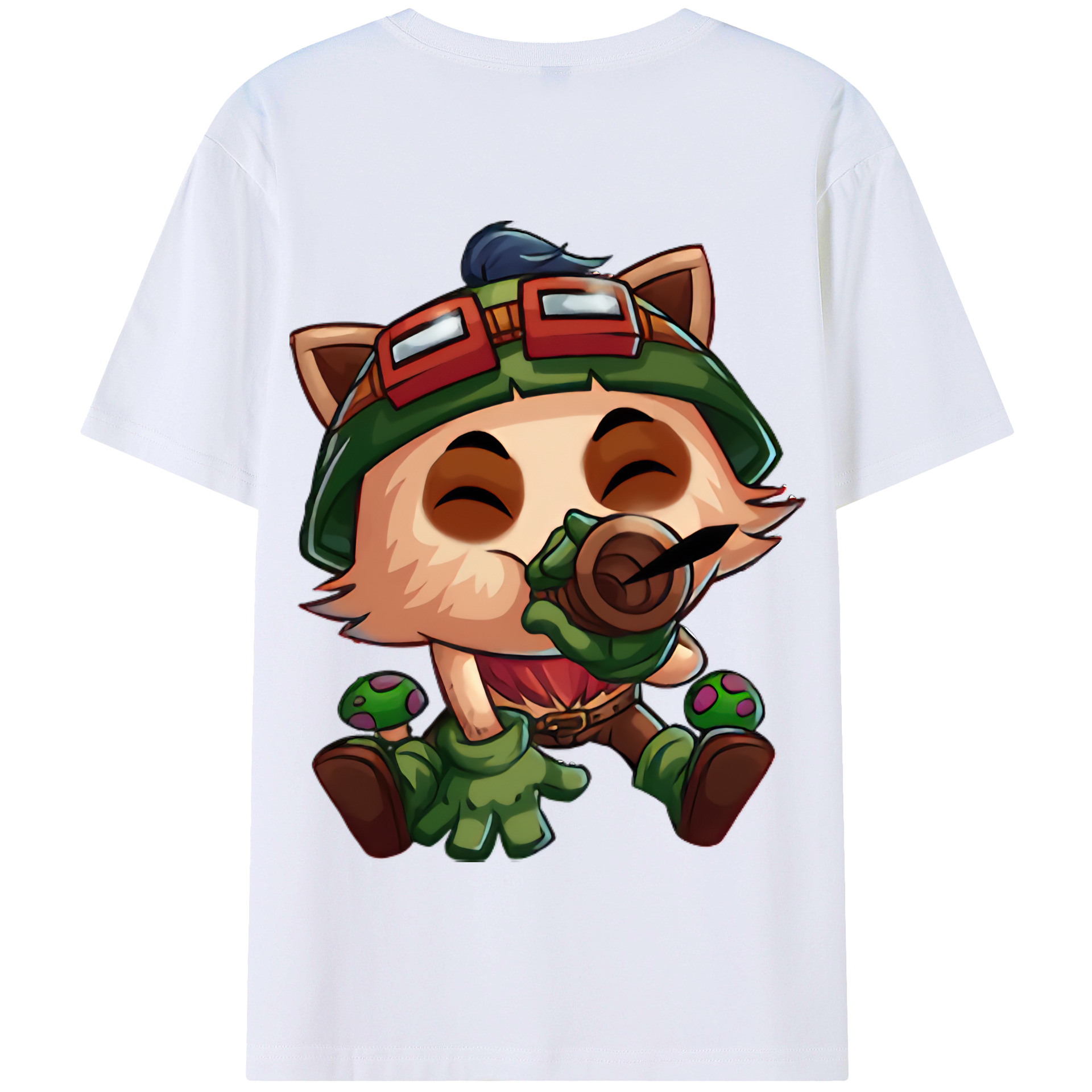 リーグ・オブ・レジェンド League of Legends LOL 綿100％半袖Tシャツ（背面プリント）