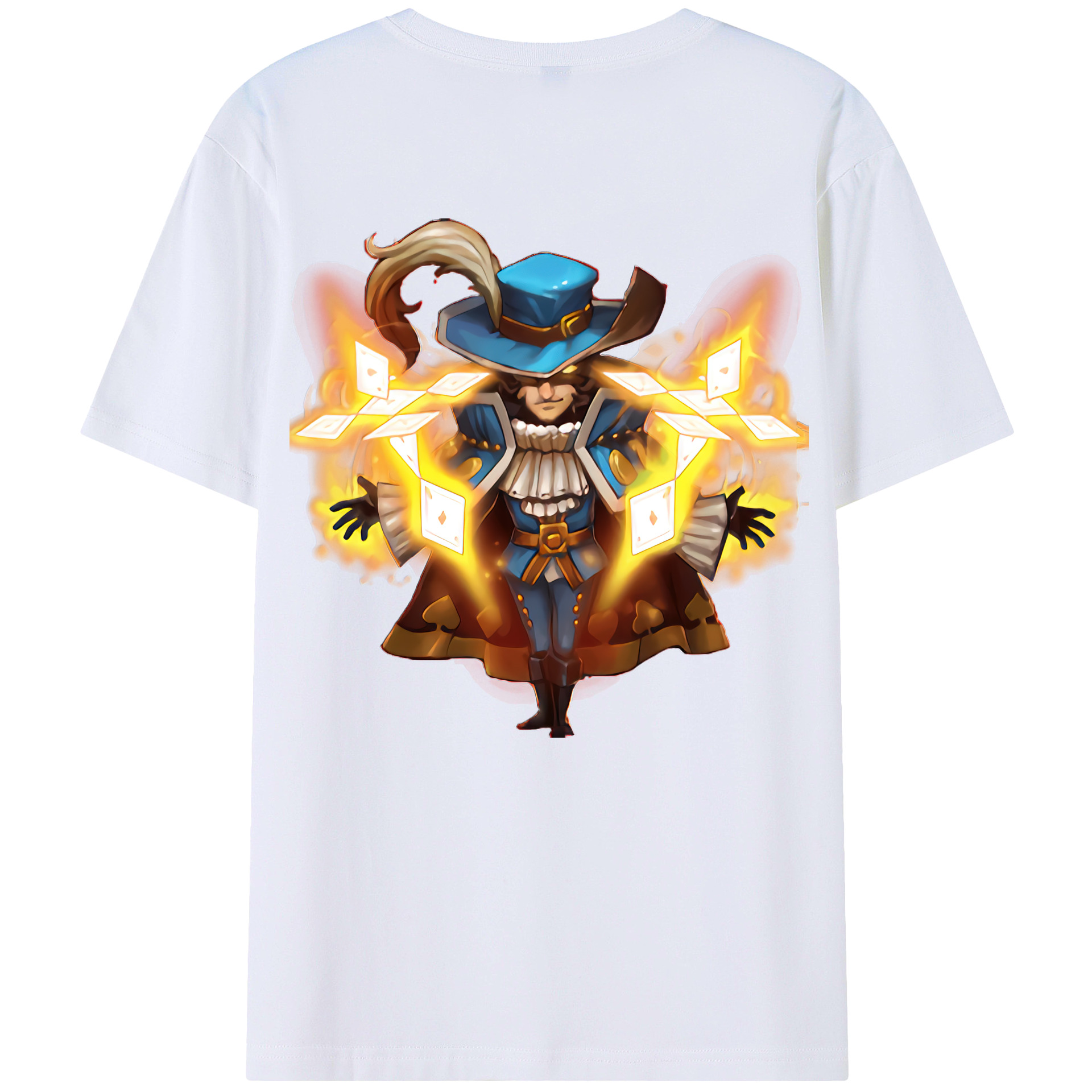 リーグ・オブ・レジェンド League of Legends LOL 綿100％半袖Tシャツ（背面プリント）