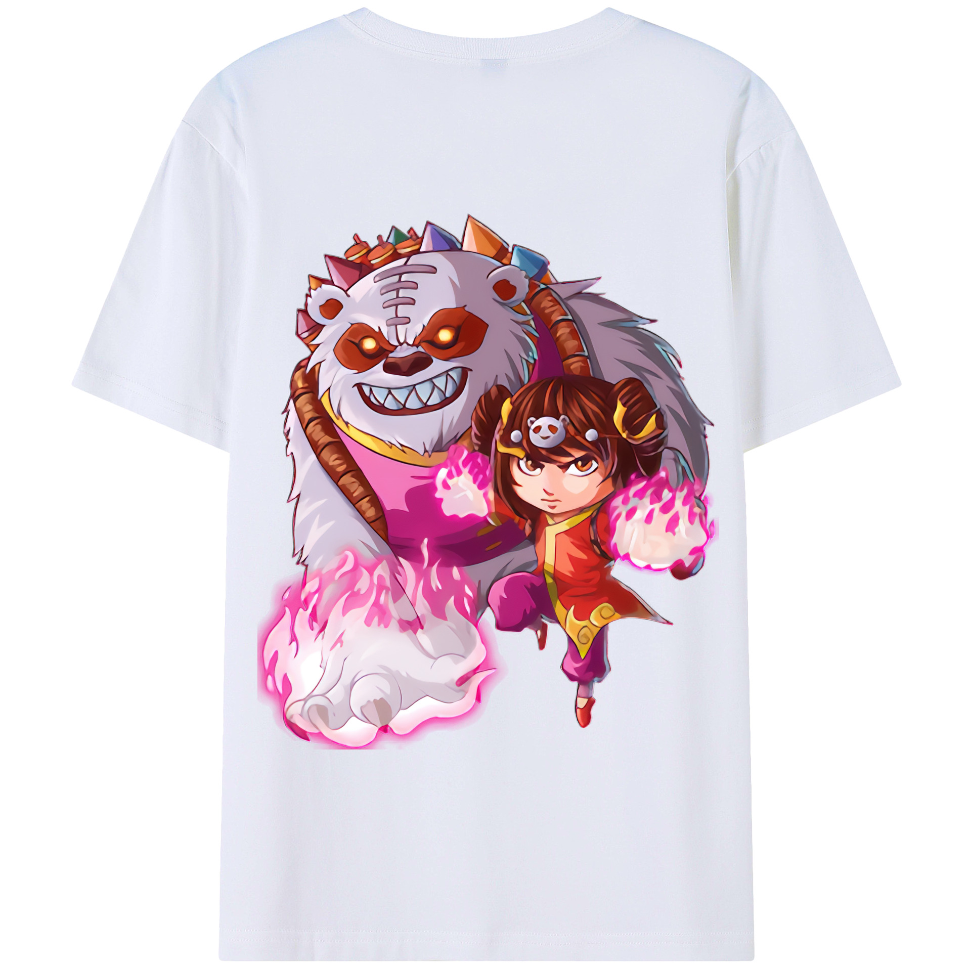 リーグ・オブ・レジェンド League of Legends LOL 綿100％半袖Tシャツ（背面プリント）