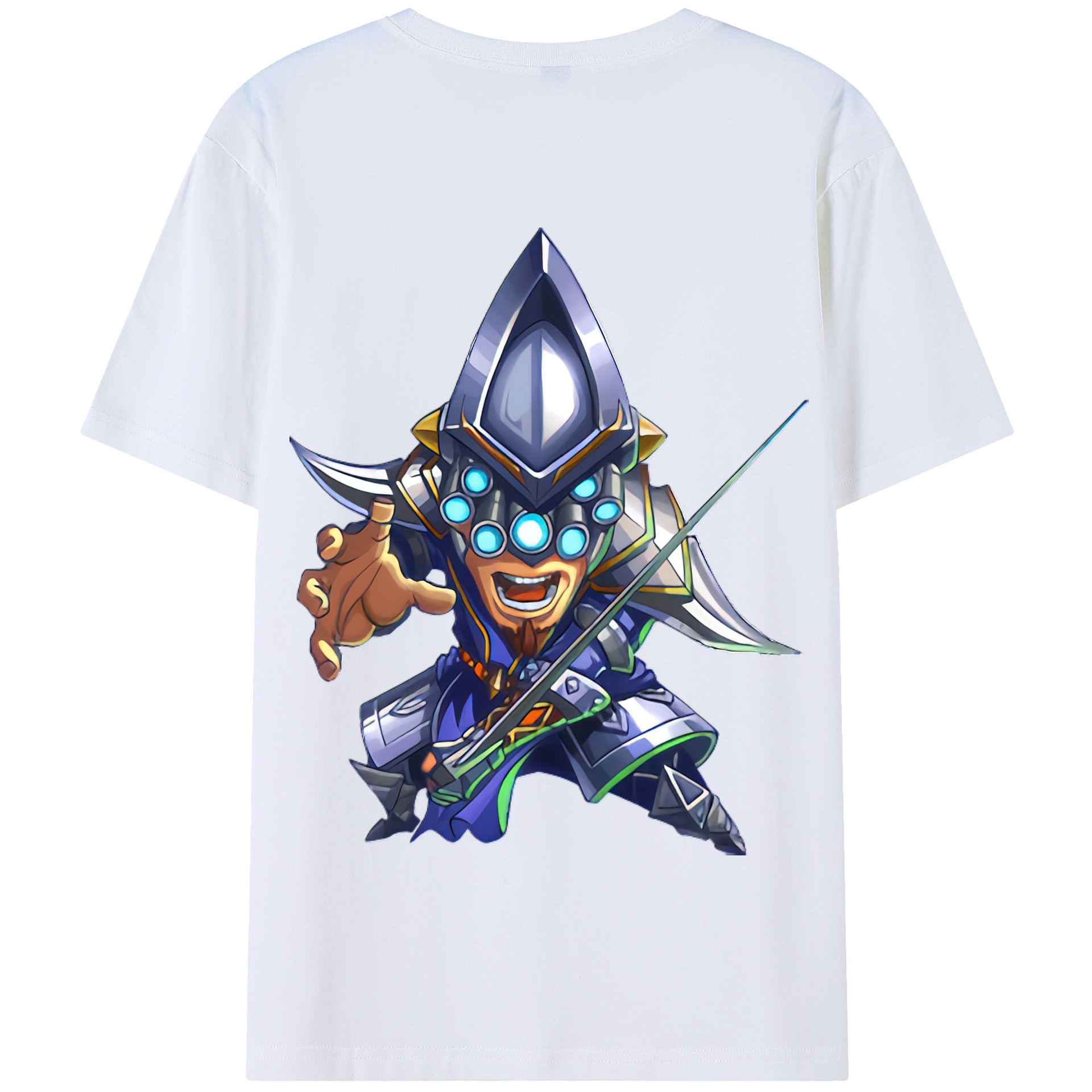 リーグ・オブ・レジェンド League of Legends LOL 綿100％半袖Tシャツ（背面プリント）