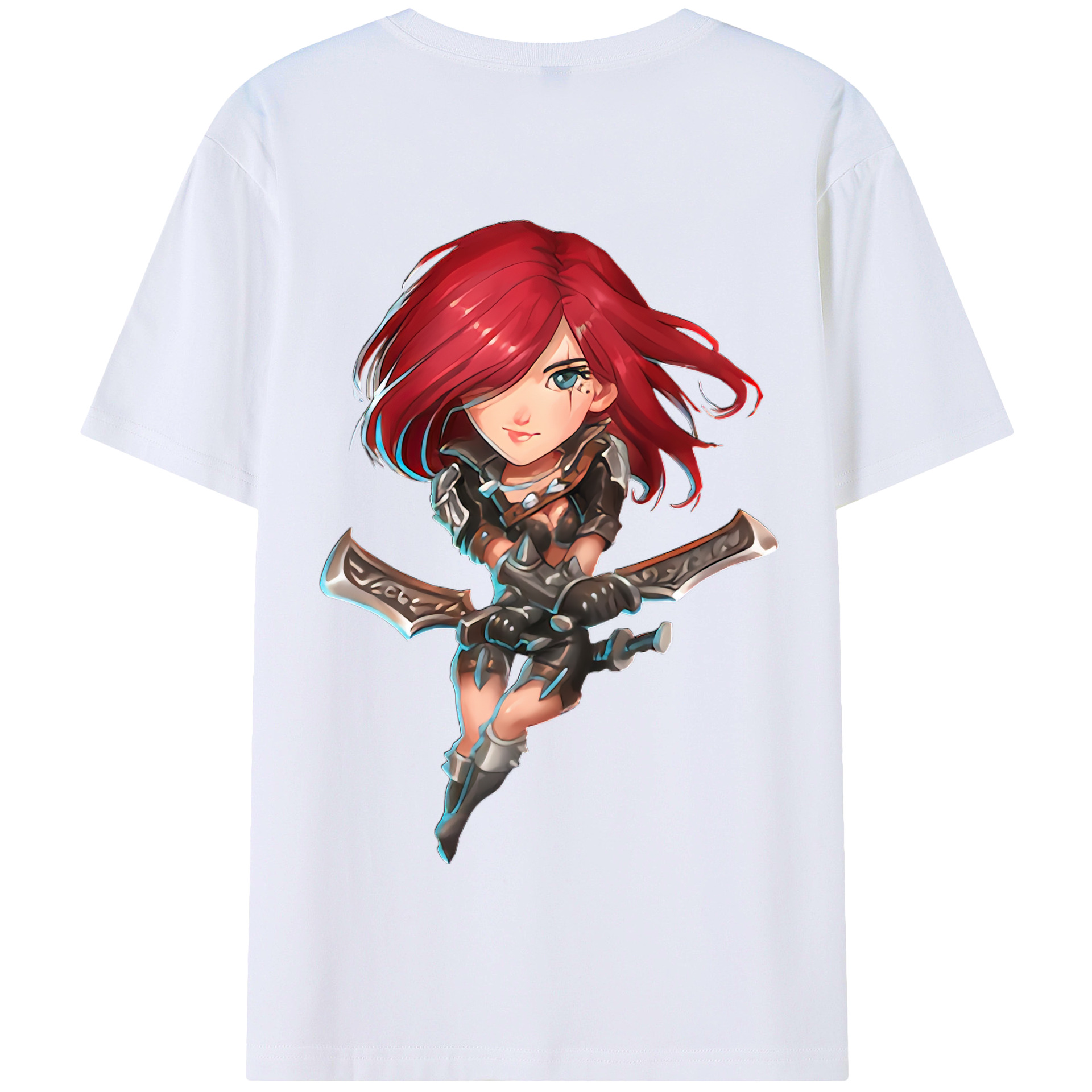リーグ・オブ・レジェンド League of Legends LOL 綿100％半袖Tシャツ（背面プリント）
