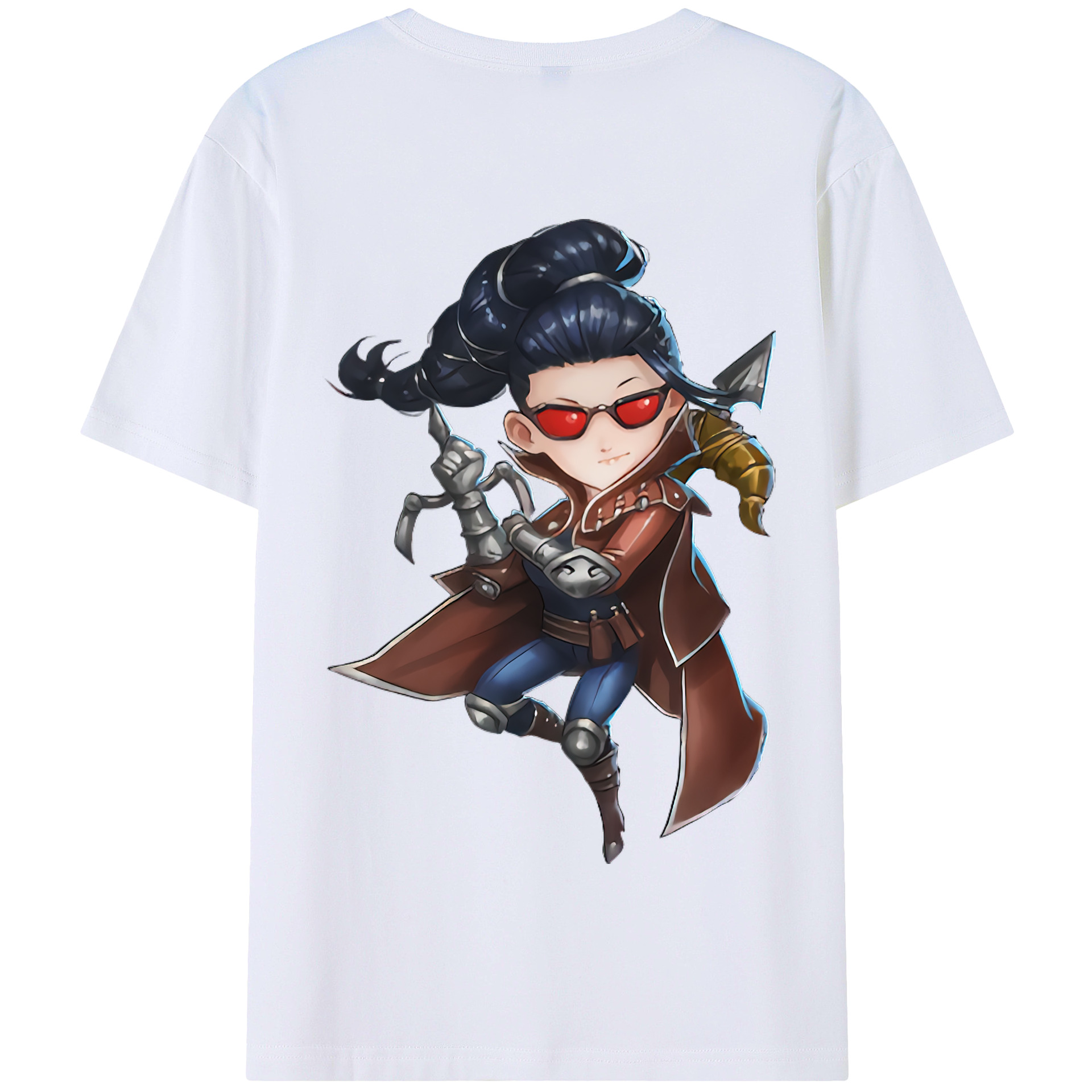 リーグ・オブ・レジェンド League of Legends LOL 綿100％半袖Tシャツ（背面プリント）