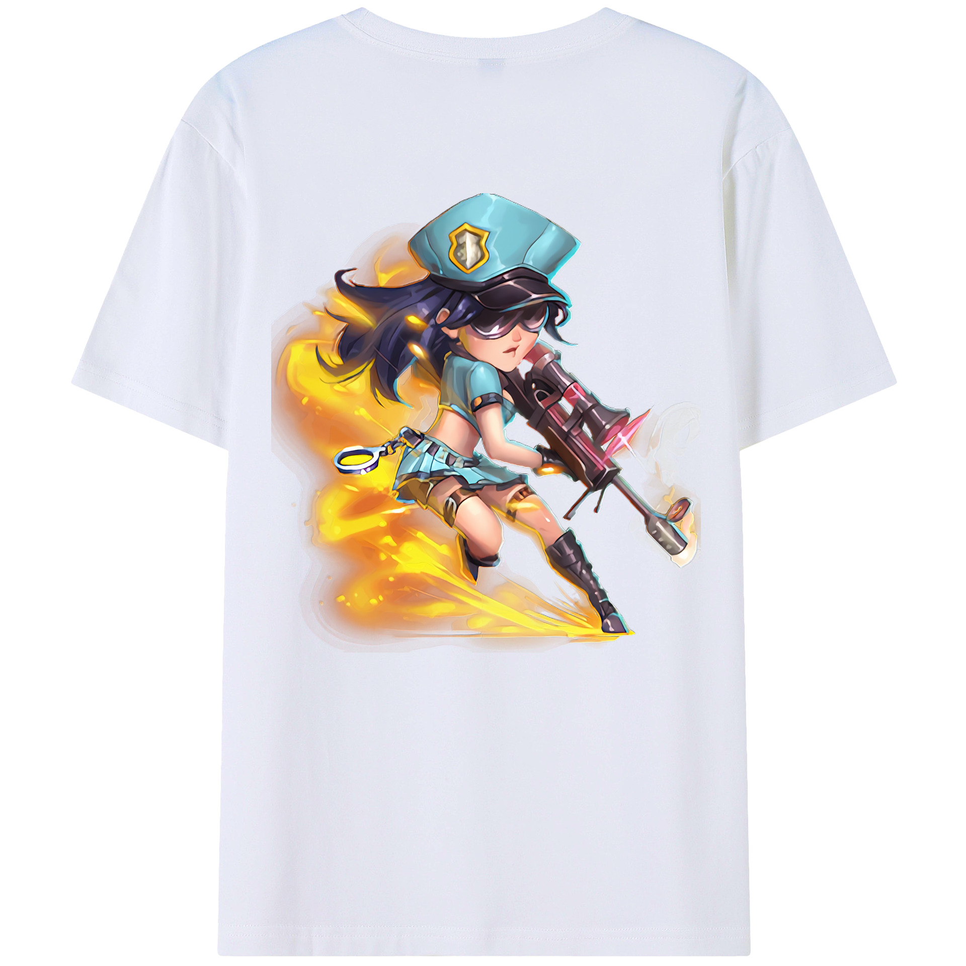 リーグ・オブ・レジェンド League of Legends LOL 綿100％半袖Tシャツ（背面プリント）