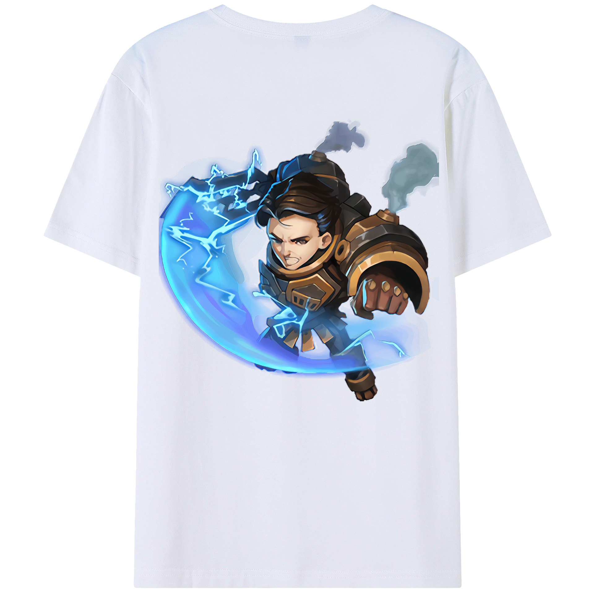 リーグ・オブ・レジェンド League of Legends LOL 綿100％半袖Tシャツ（背面プリント）