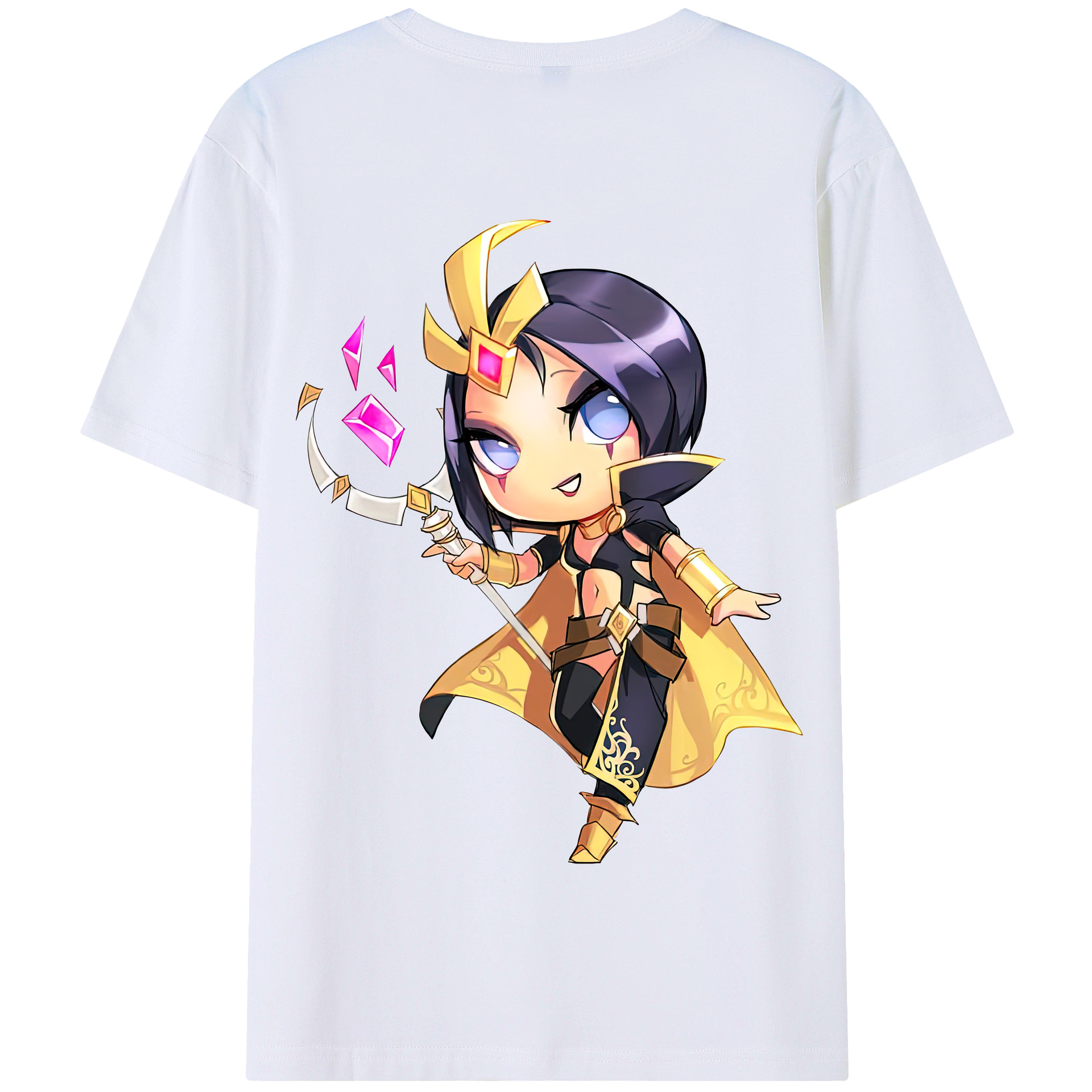 リーグ・オブ・レジェンド League of Legends LOL 綿100％半袖Tシャツ（背面プリント）