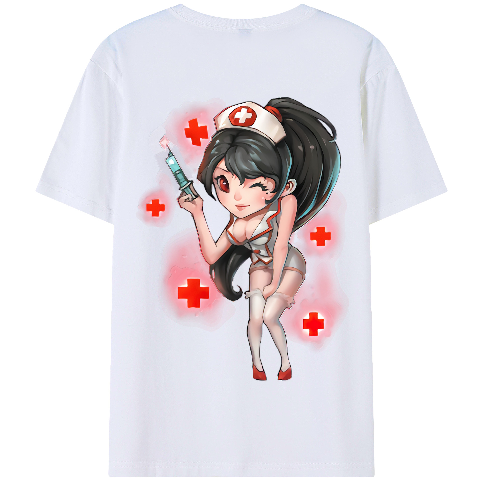 リーグ・オブ・レジェンド League of Legends LOL 綿100％半袖Tシャツ（背面プリント）