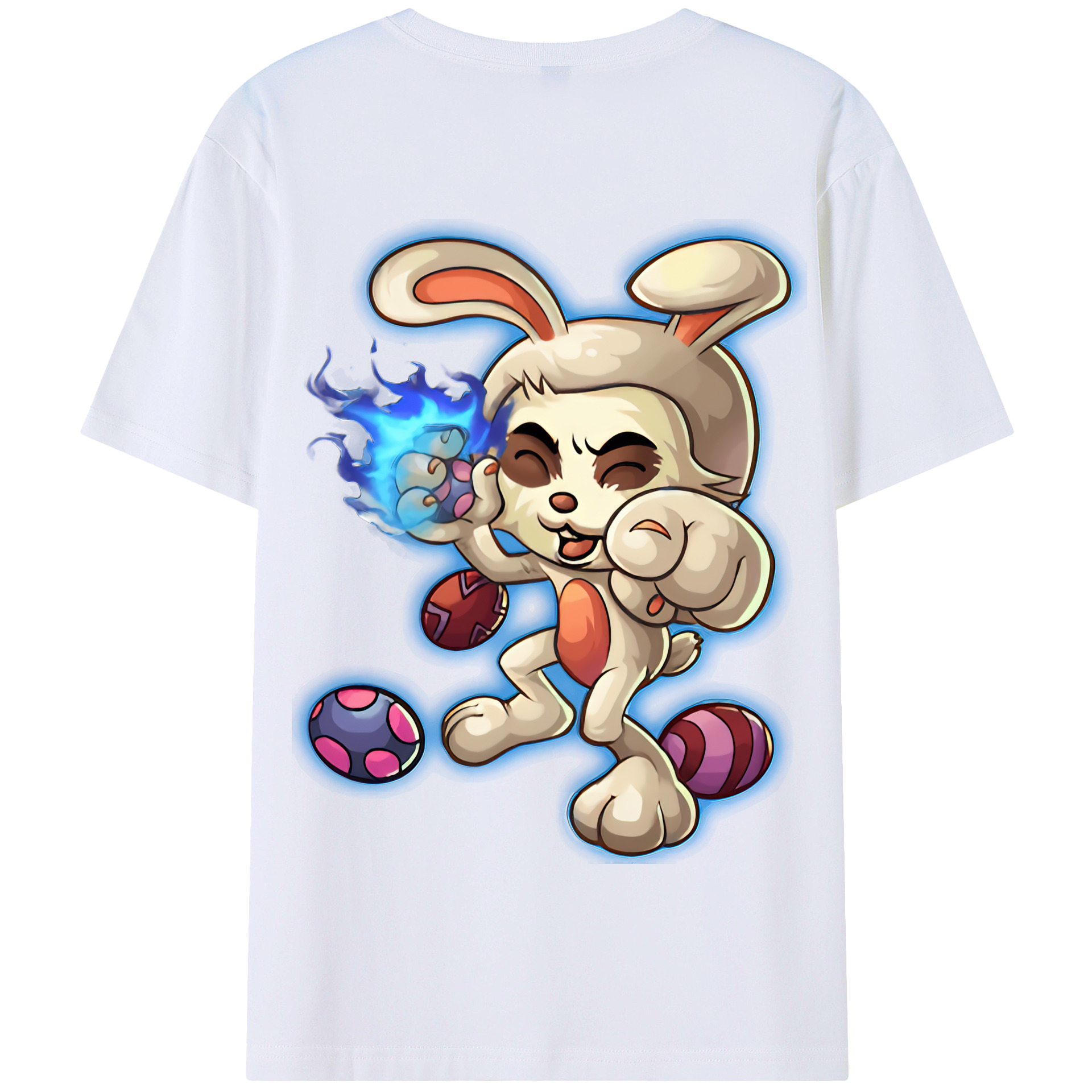リーグ・オブ・レジェンド League of Legends LOL 綿100％半袖Tシャツ（背面プリント）