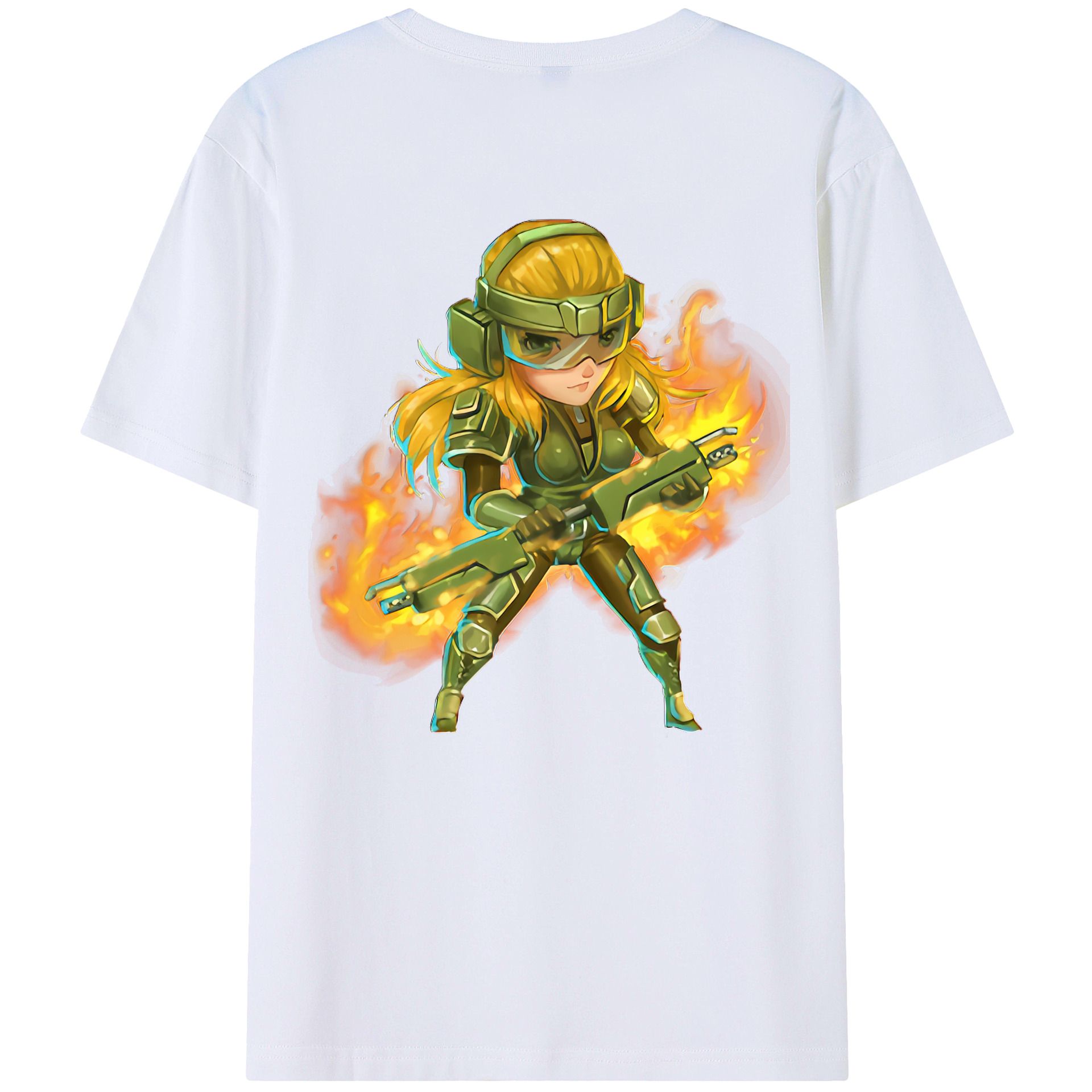 リーグ・オブ・レジェンド League of Legends LOL 綿100％半袖Tシャツ（背面プリント）