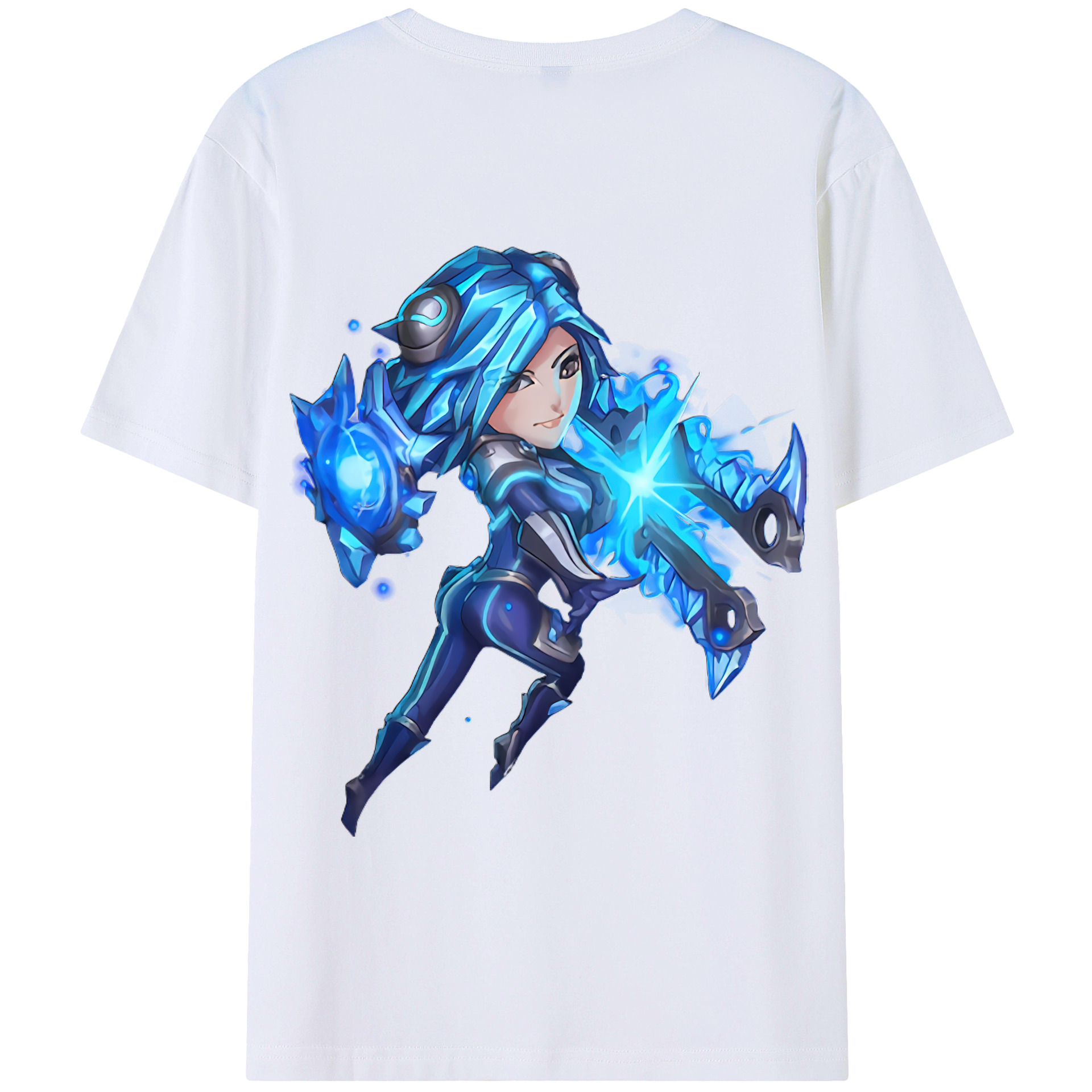 リーグ・オブ・レジェンド League of Legends LOL 綿100％半袖Tシャツ（背面プリント）