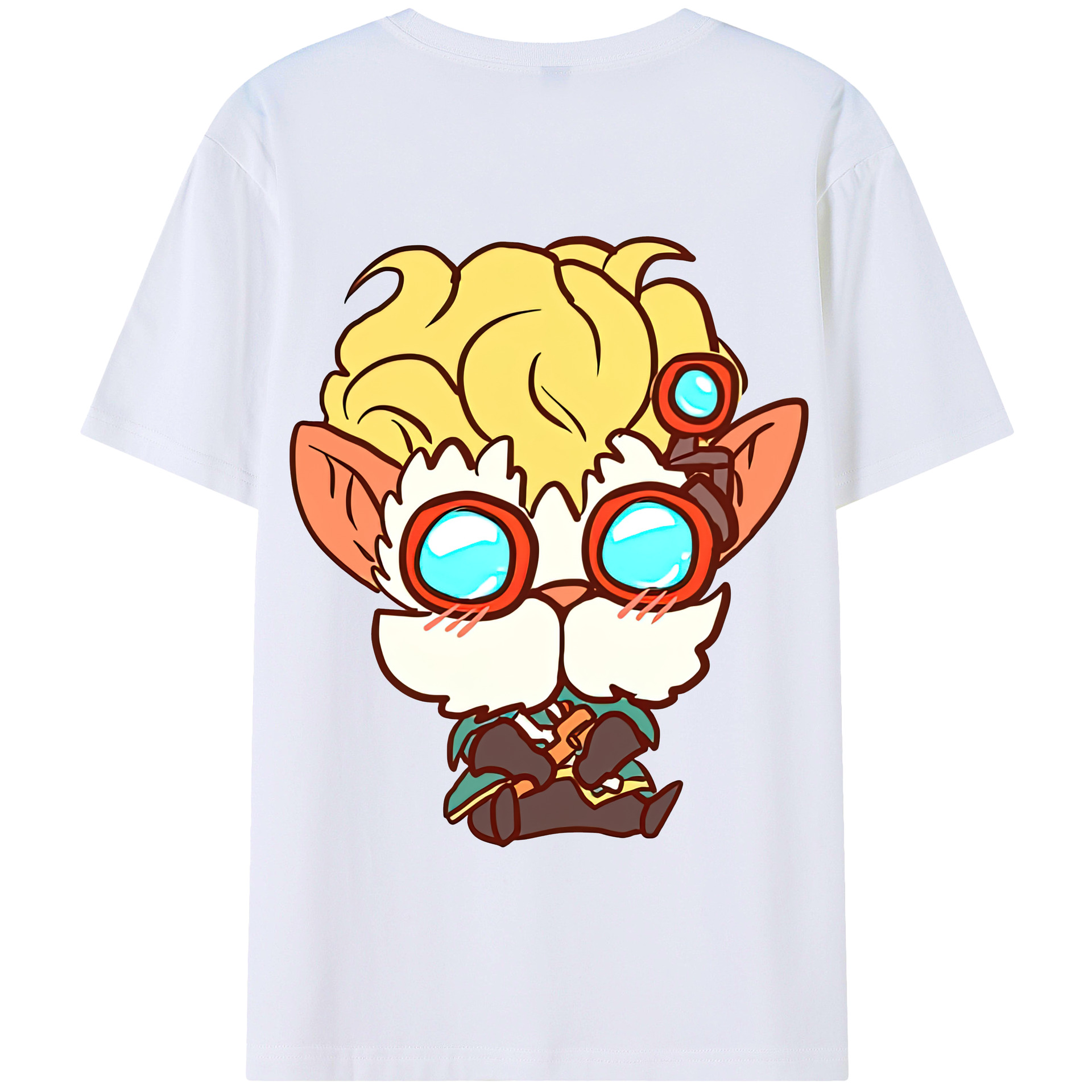 リーグ・オブ・レジェンド League of Legends LOL 綿100％半袖Tシャツ（背面プリント）
