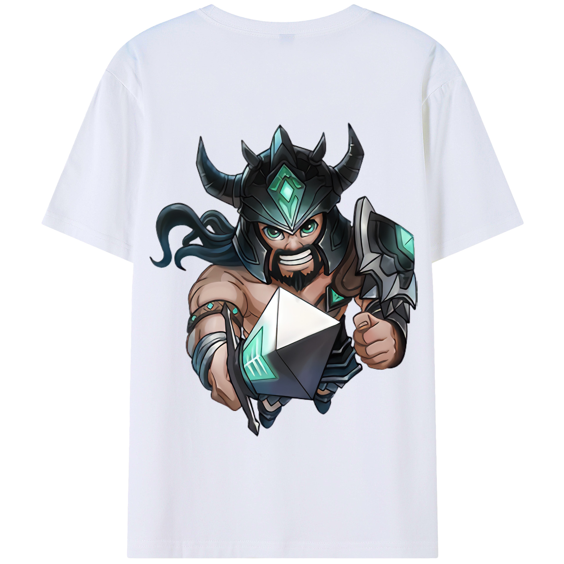 リーグ・オブ・レジェンド League of Legends LOL 綿100％半袖Tシャツ（背面プリント）