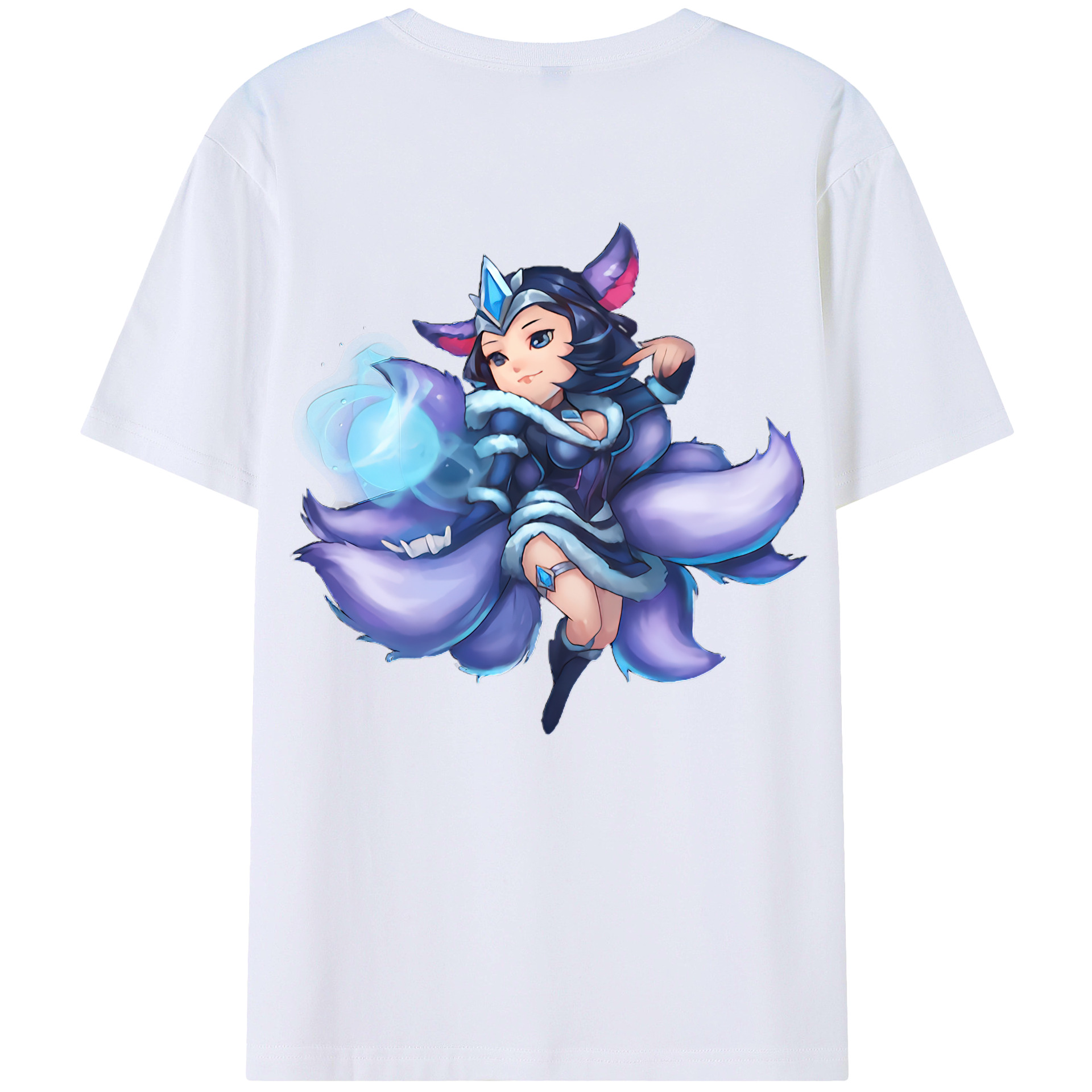 リーグ・オブ・レジェンド League of Legends LOL 綿100％半袖Tシャツ（背面プリント）