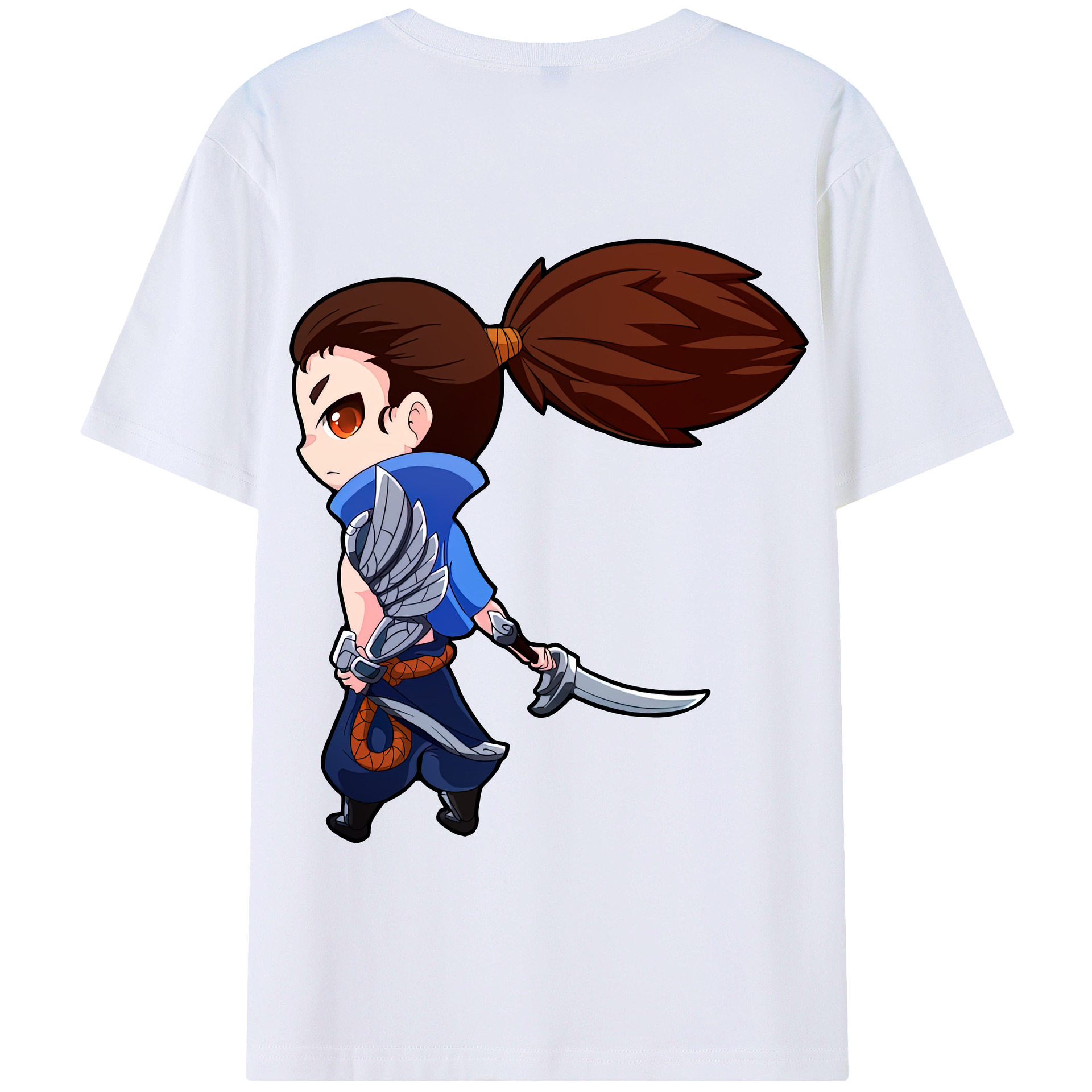リーグ・オブ・レジェンド League of Legends LOL 綿100％半袖Tシャツ（背面プリント）