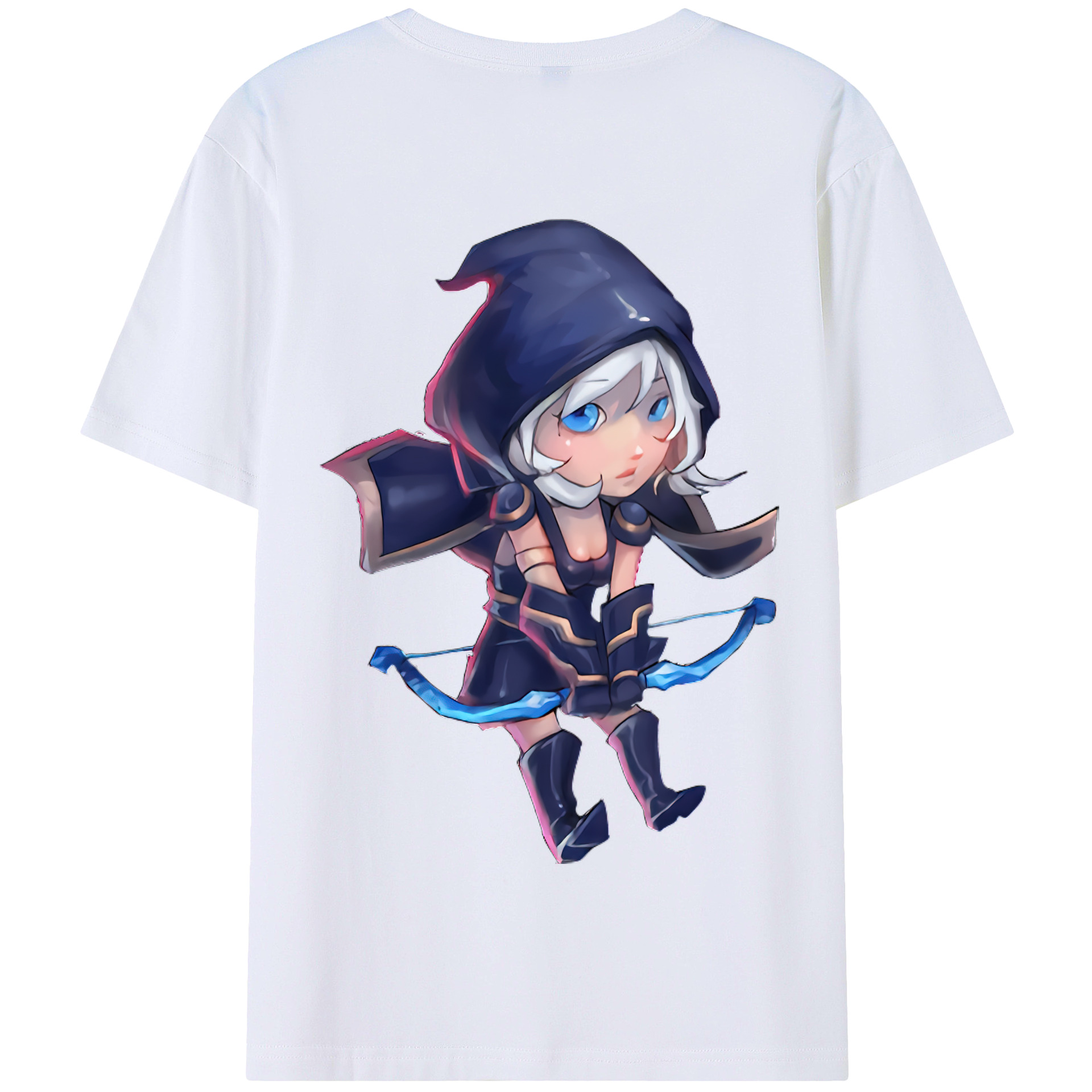 リーグ・オブ・レジェンド League of Legends LOL 綿100％半袖Tシャツ（背面プリント）