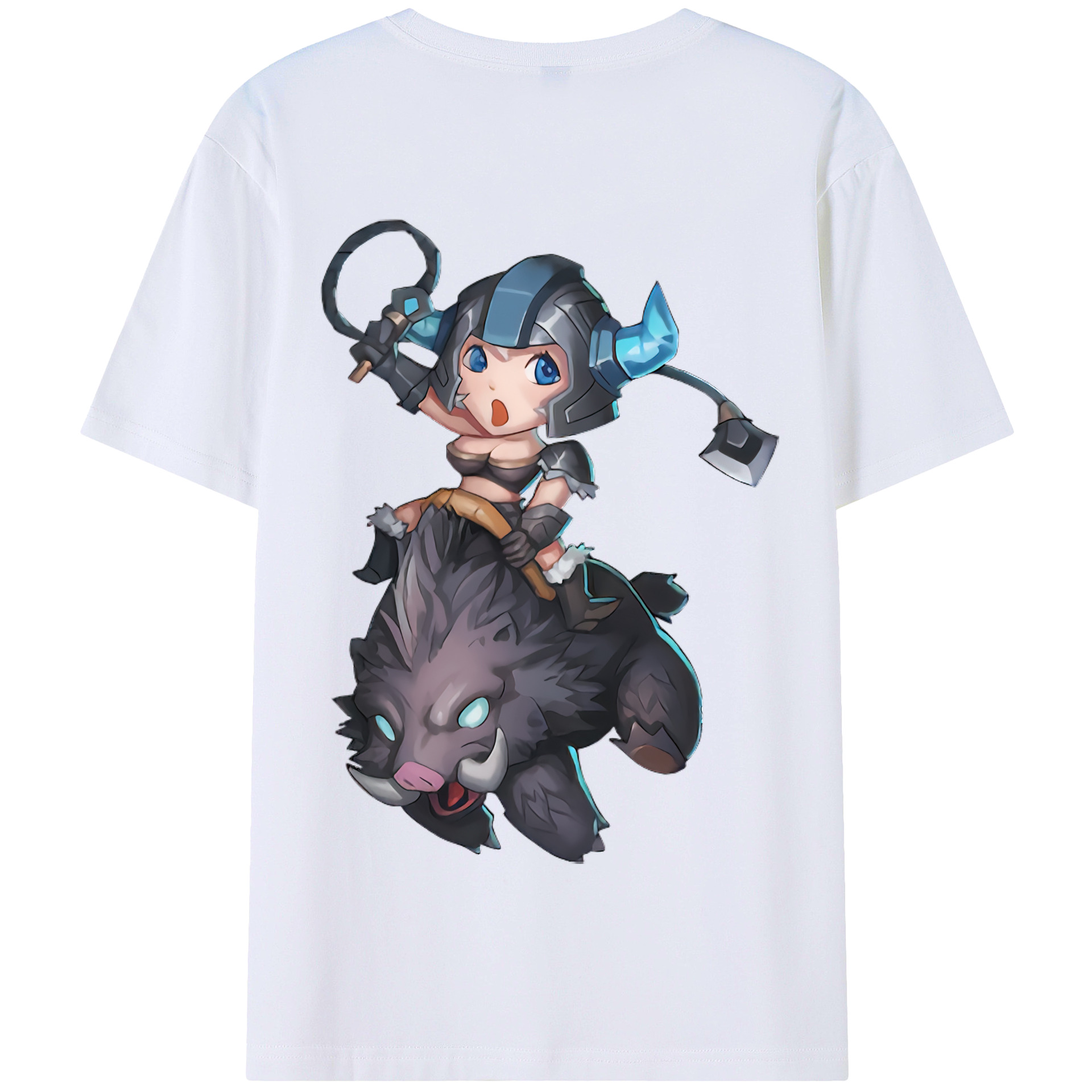 リーグ・オブ・レジェンド League of Legends LOL 綿100％半袖Tシャツ（背面プリント）