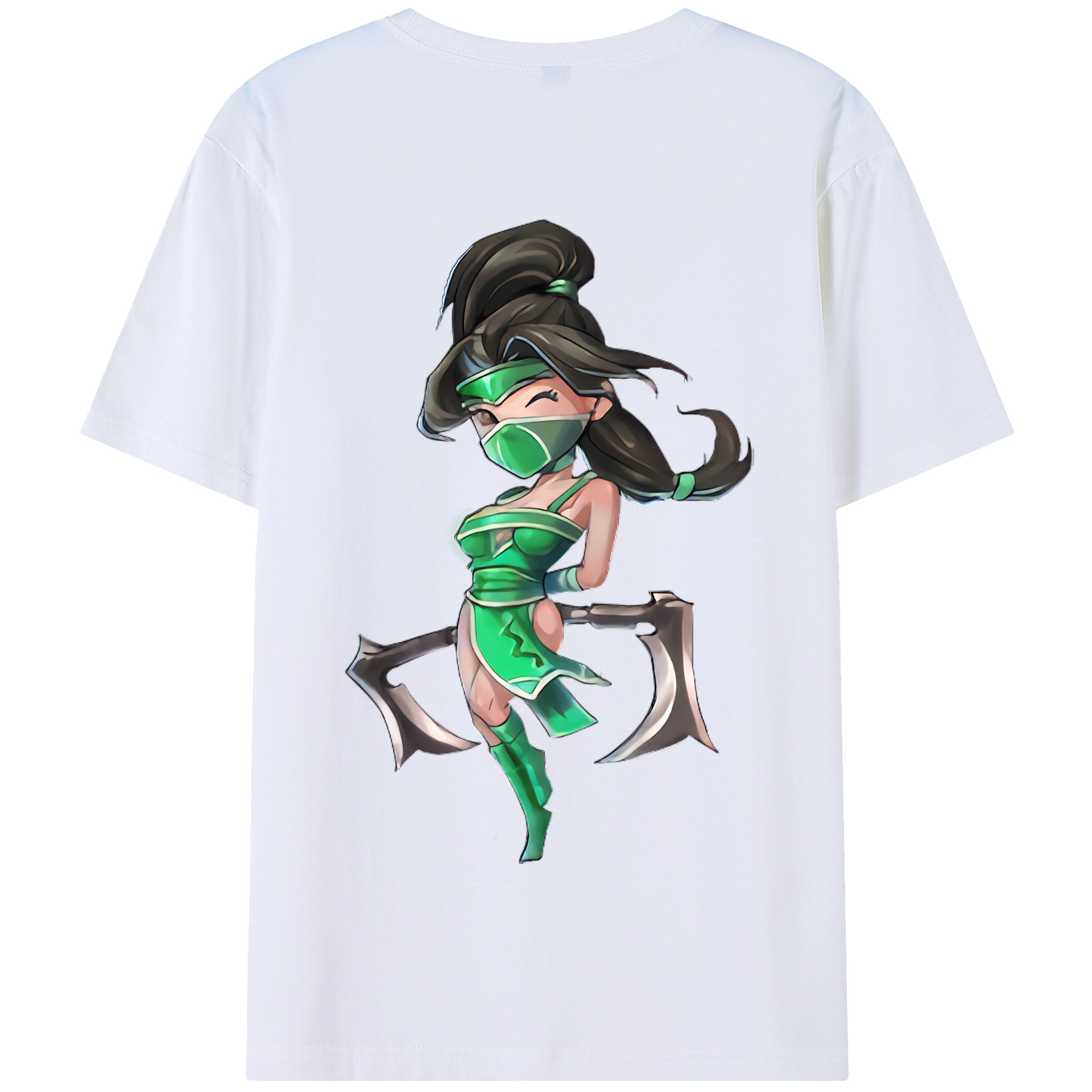 リーグ・オブ・レジェンド League of Legends LOL 綿100％半袖Tシャツ（背面プリント）