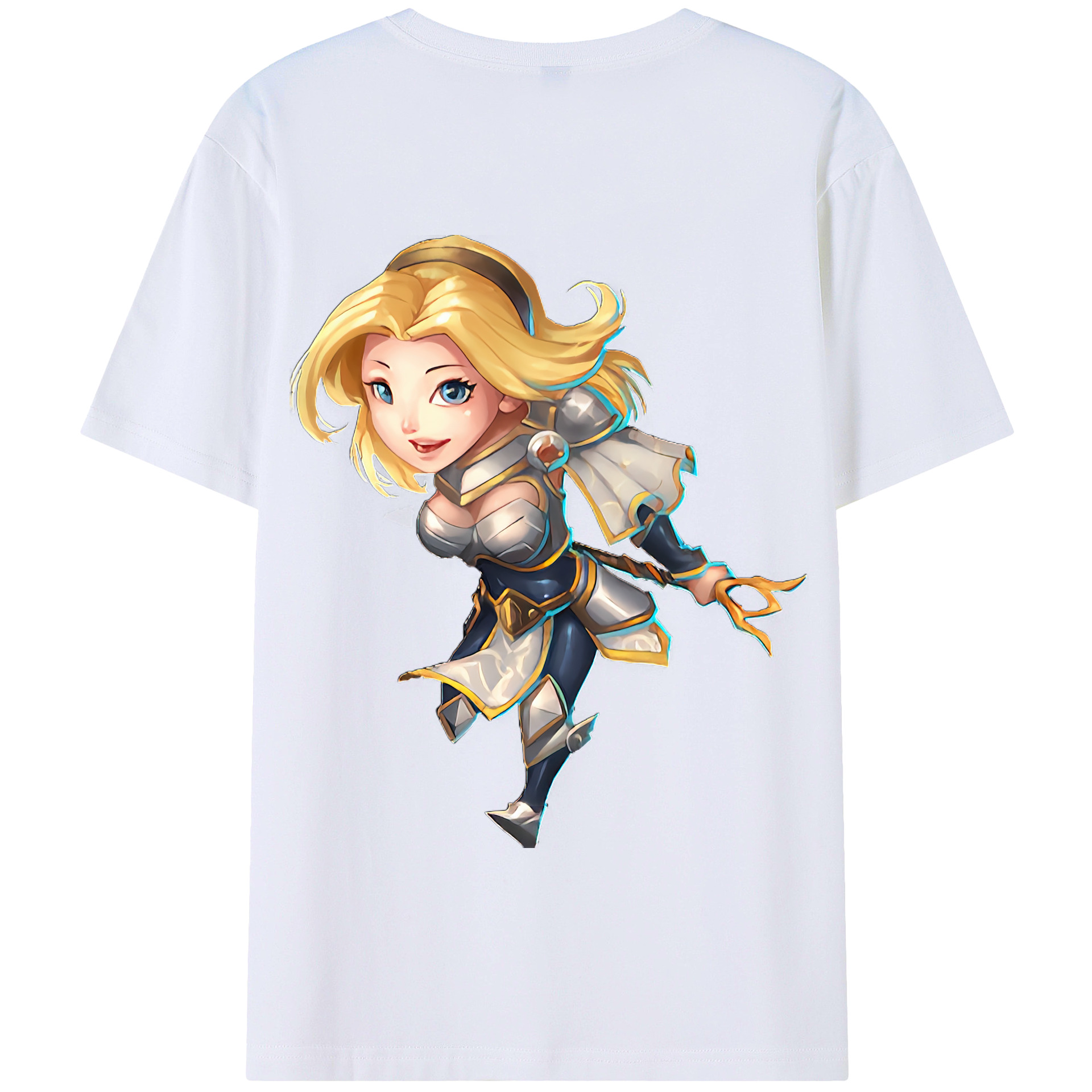 リーグ・オブ・レジェンド League of Legends LOL 綿100％半袖Tシャツ（背面プリント）