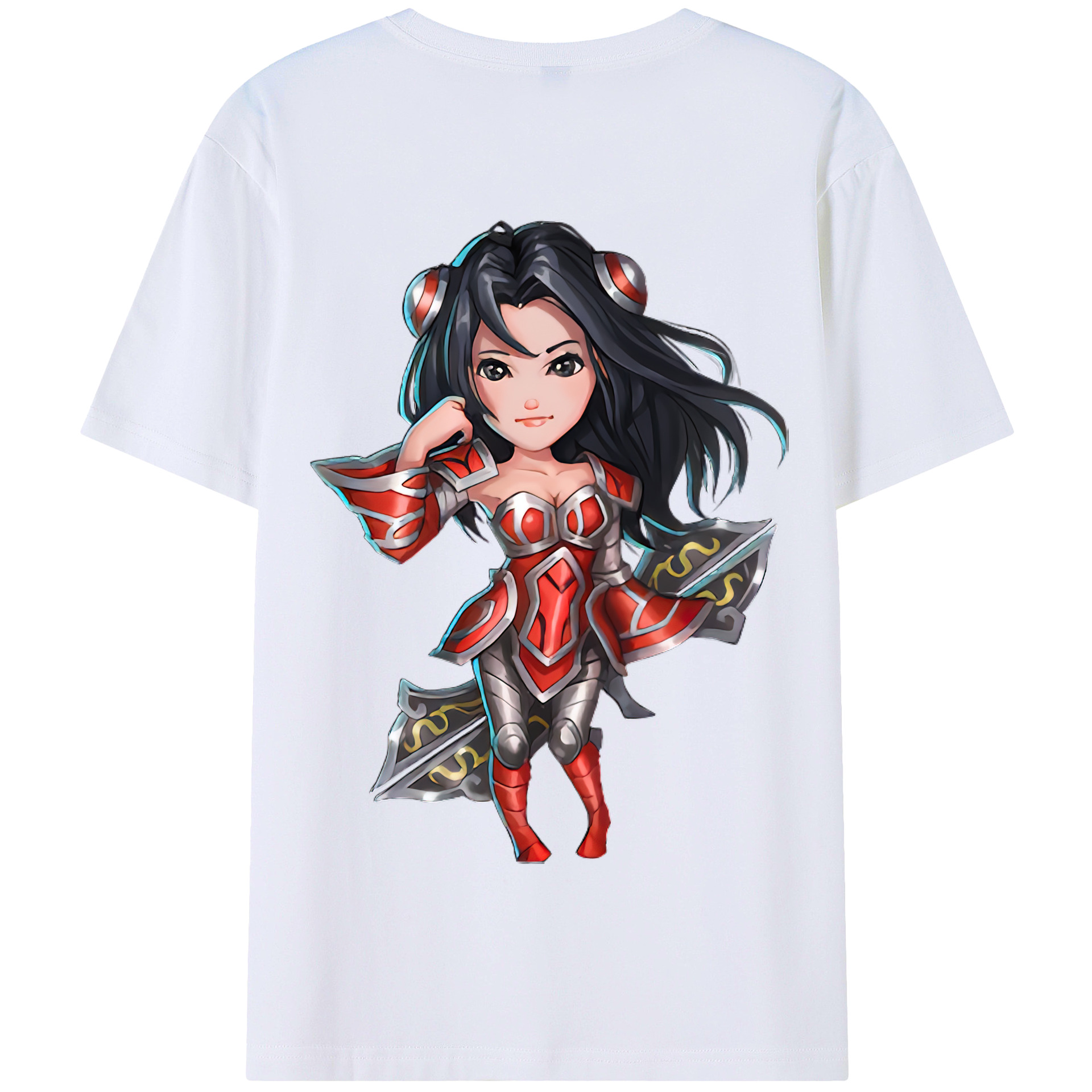 リーグ・オブ・レジェンド League of Legends LOL 綿100％半袖Tシャツ（背面プリント）