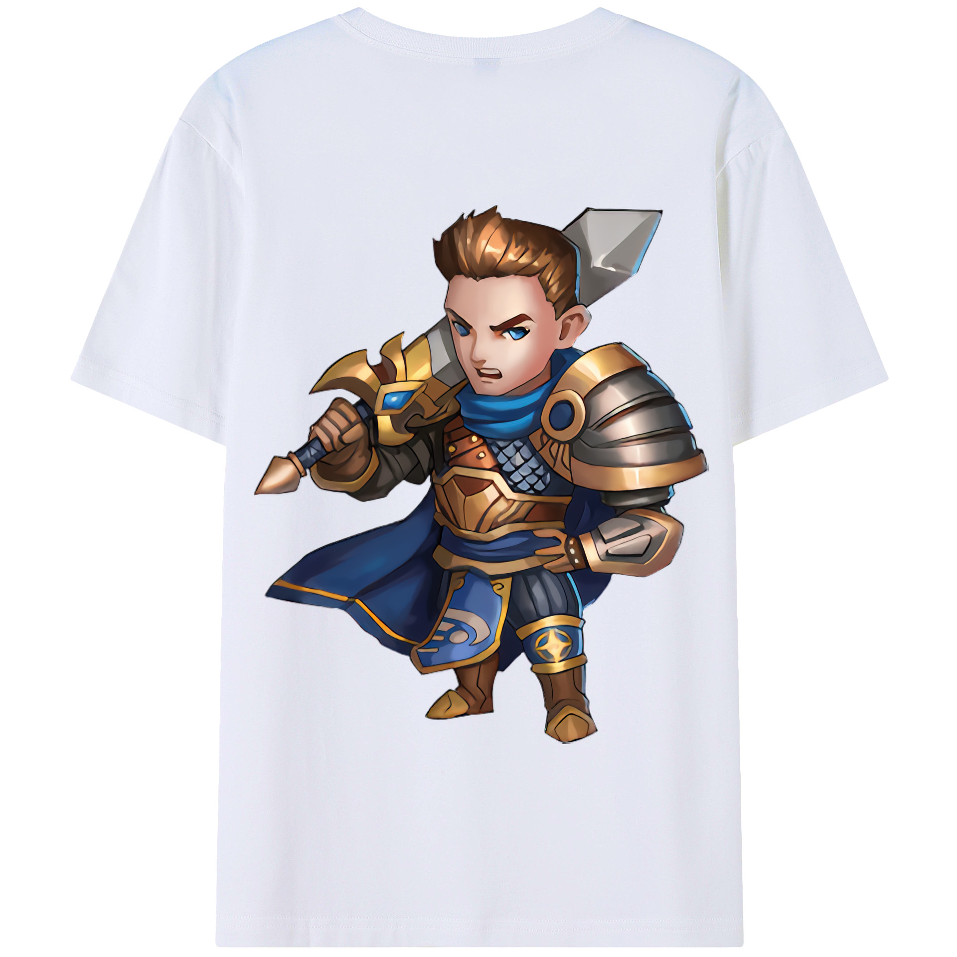 リーグ・オブ・レジェンド League of Legends LOL 綿100％半袖Tシャツ（背面プリント）