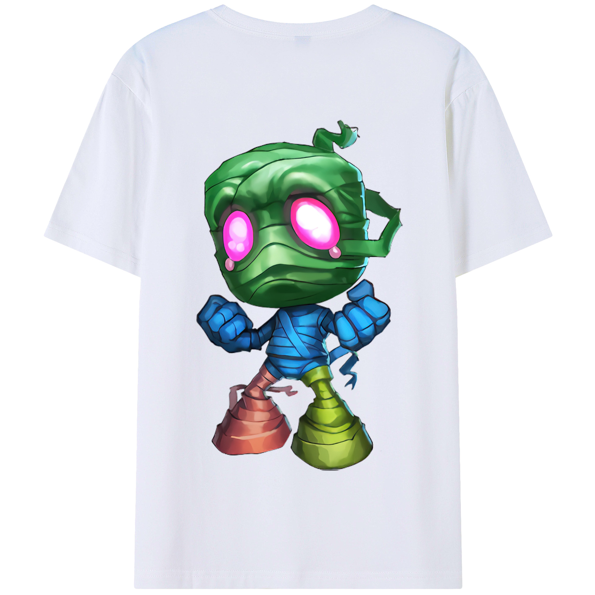 リーグ・オブ・レジェンド League of Legends LOL 綿100％半袖Tシャツ（背面プリント）