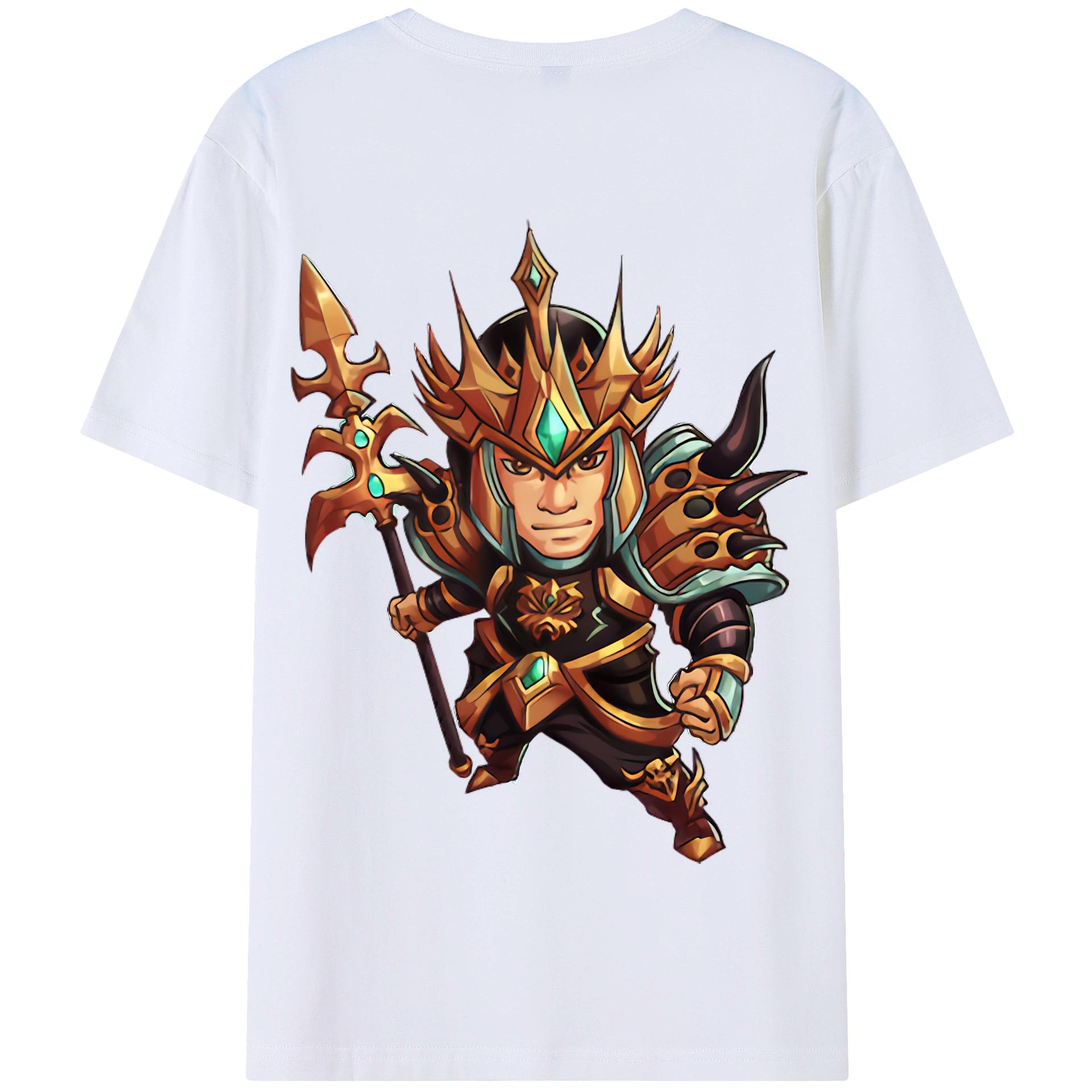 リーグ・オブ・レジェンド League of Legends LOL 綿100％半袖Tシャツ（背面プリント）