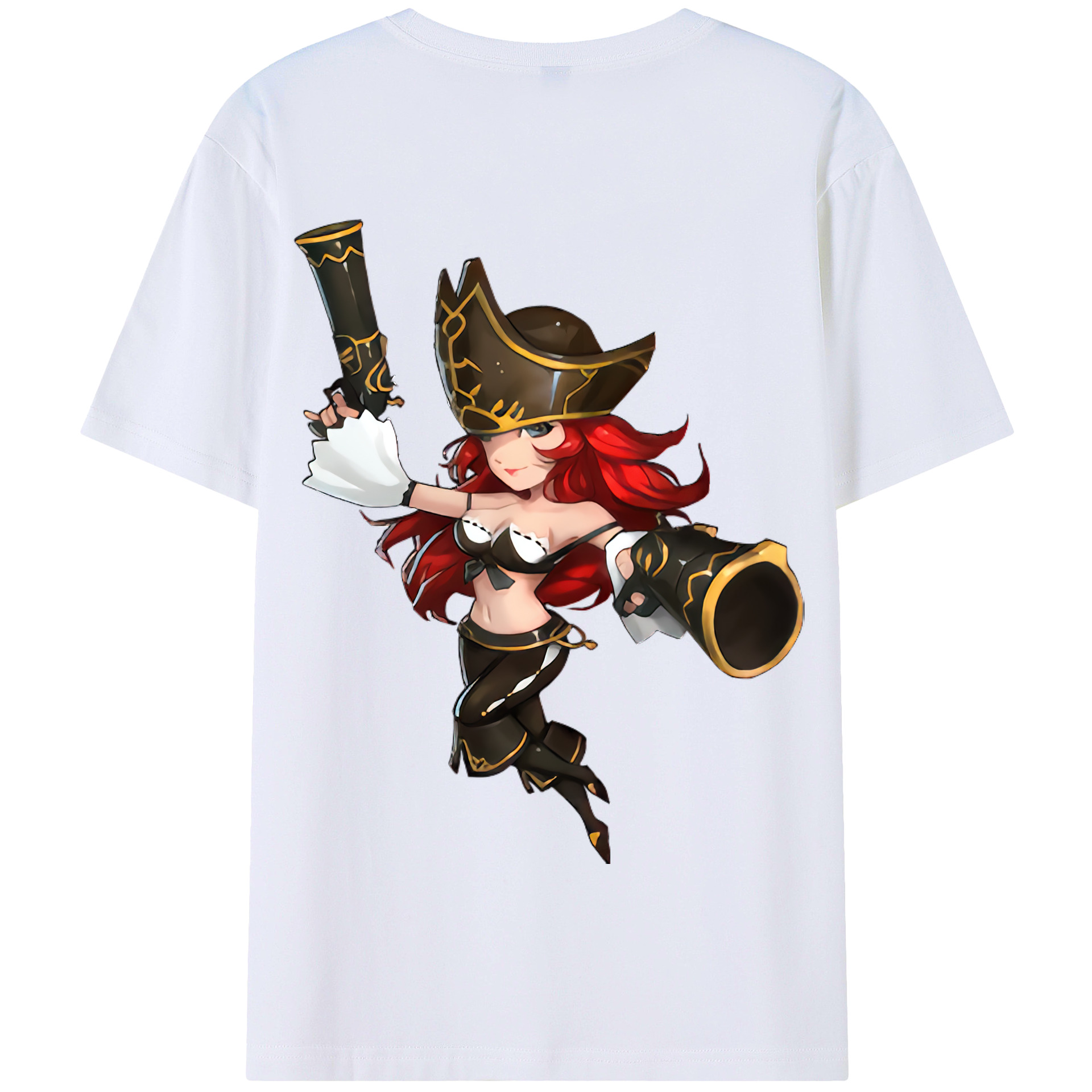 リーグ・オブ・レジェンド League of Legends LOL 綿100％半袖Tシャツ（背面プリント）