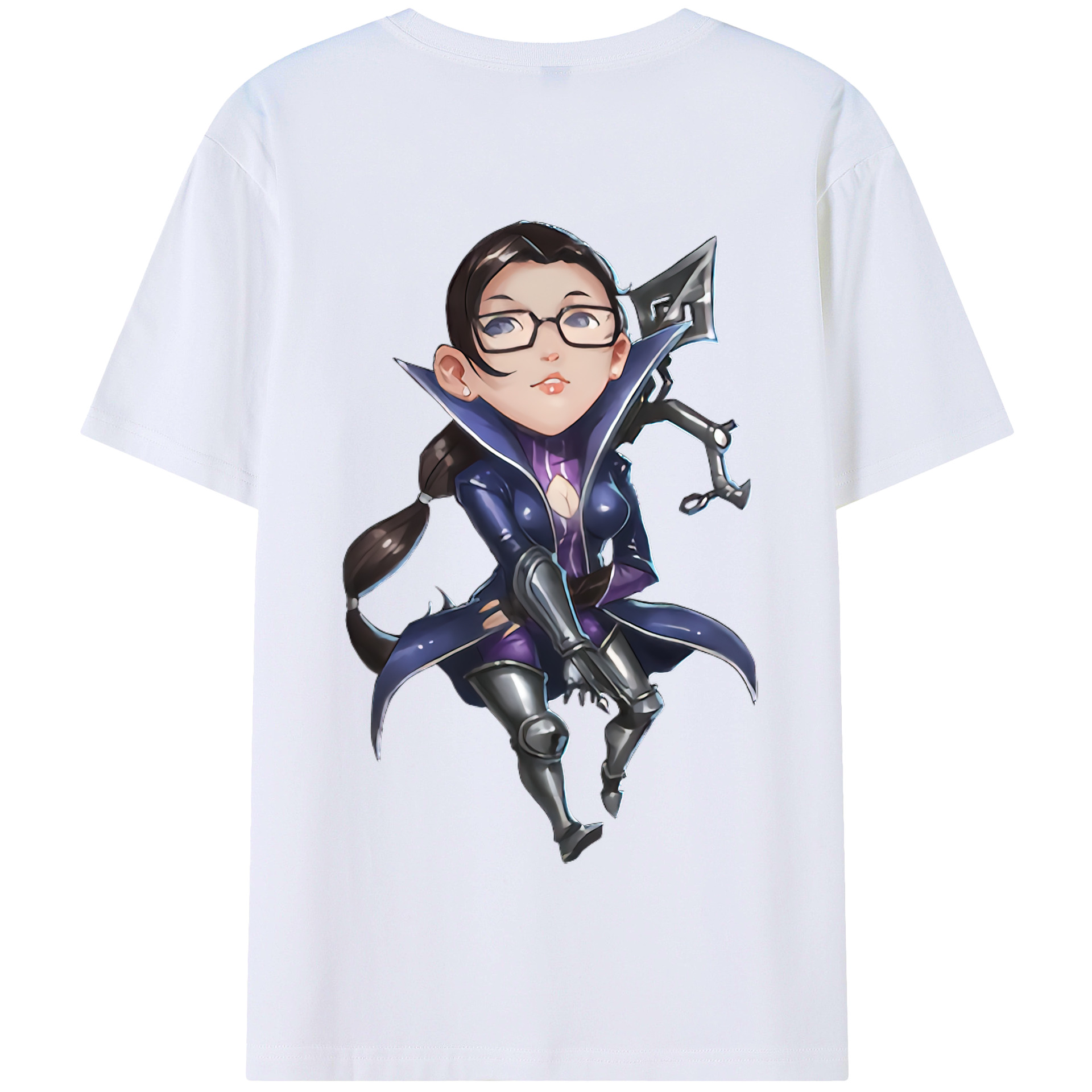 リーグ・オブ・レジェンド League of Legends LOL 綿100％半袖Tシャツ（背面プリント）