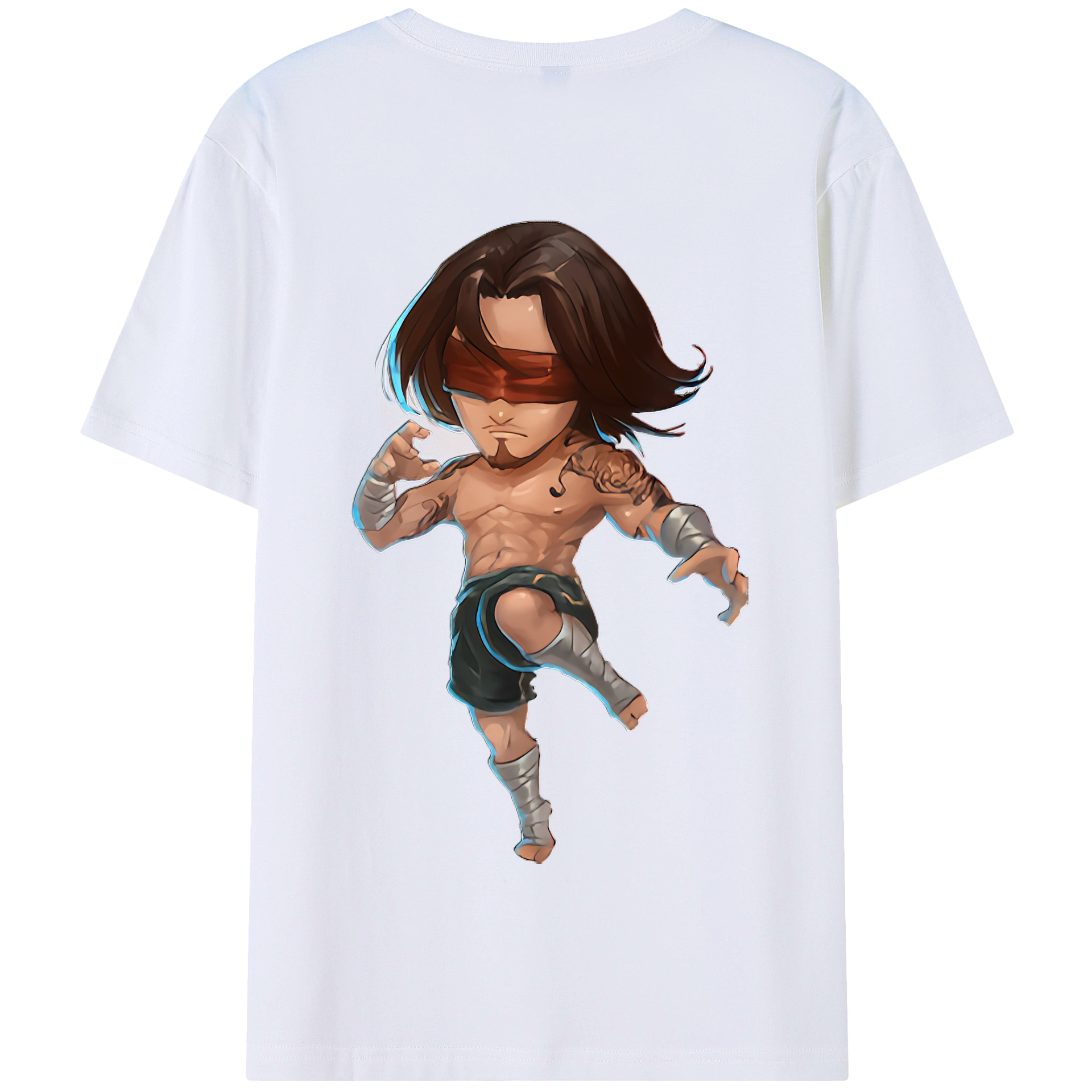 リーグ・オブ・レジェンド League of Legends LOL 綿100％半袖Tシャツ（背面プリント）