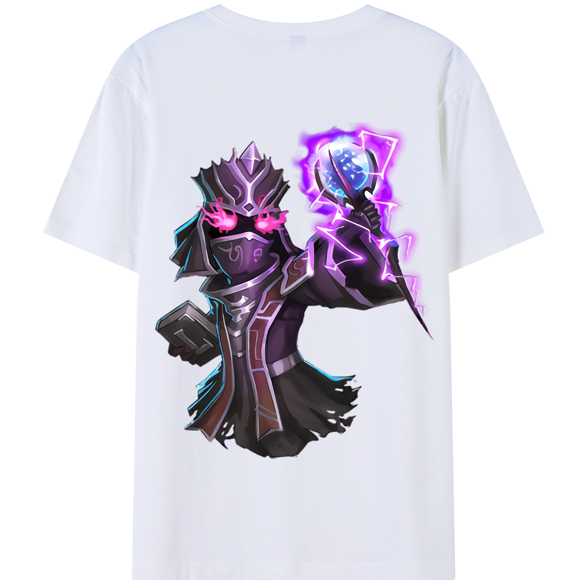 （画像用） リーグ・オブ・レジェンド League of Legends LOL 綿100％半袖Tシャツ（背面プリント）