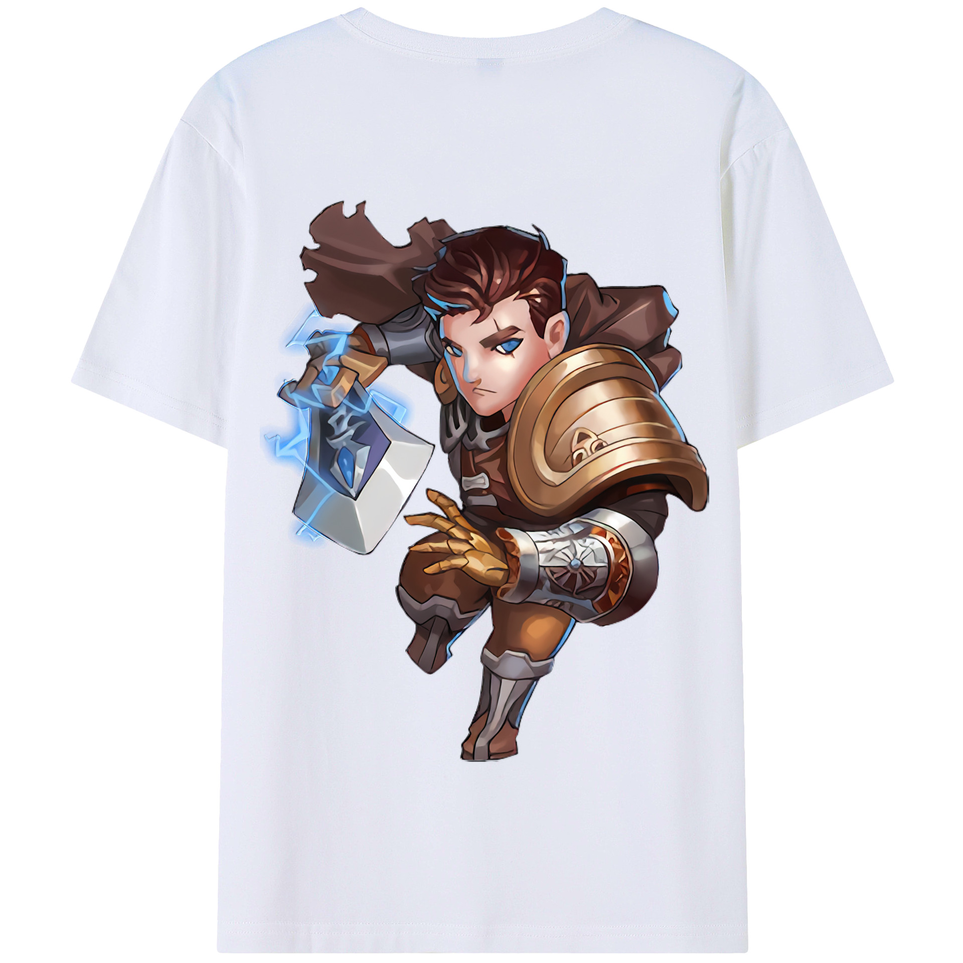 リーグ・オブ・レジェンド League of Legends LOL 綿100％半袖Tシャツ（背面プリント）