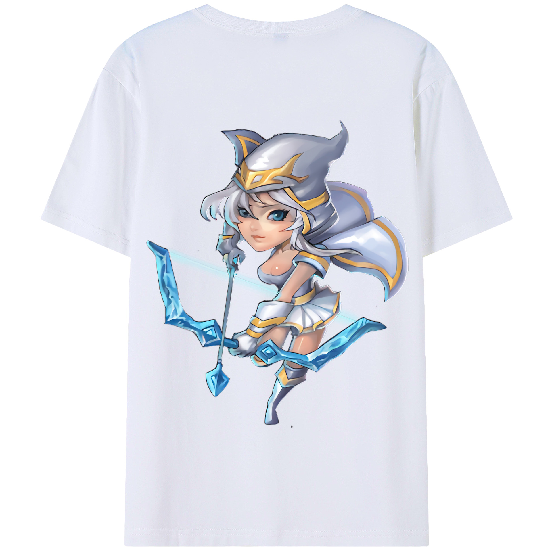 リーグ・オブ・レジェンド League of Legends LOL 綿100％半袖Tシャツ（背面プリント）