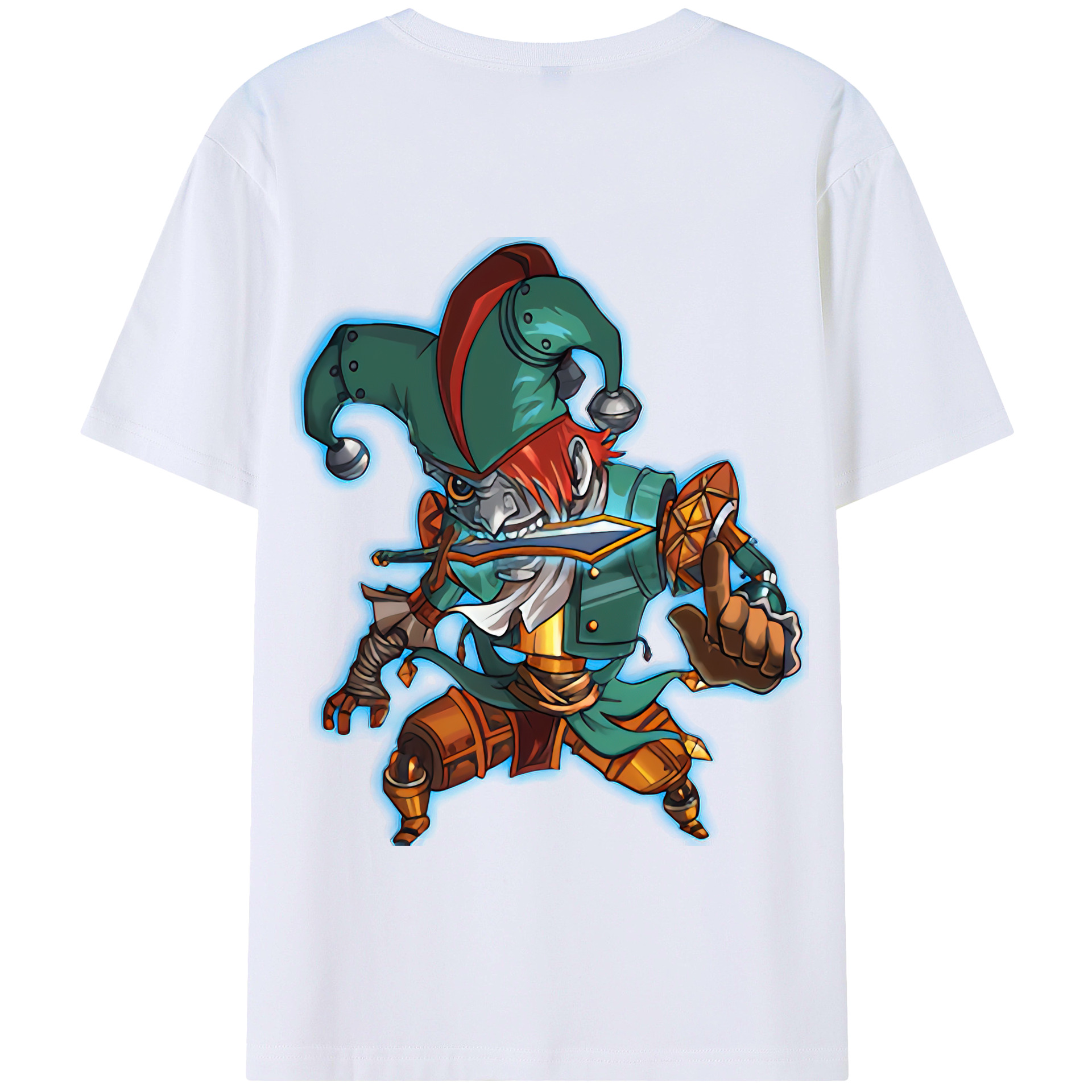 リーグ・オブ・レジェンド League of Legends LOL 綿100％半袖Tシャツ（背面プリント）