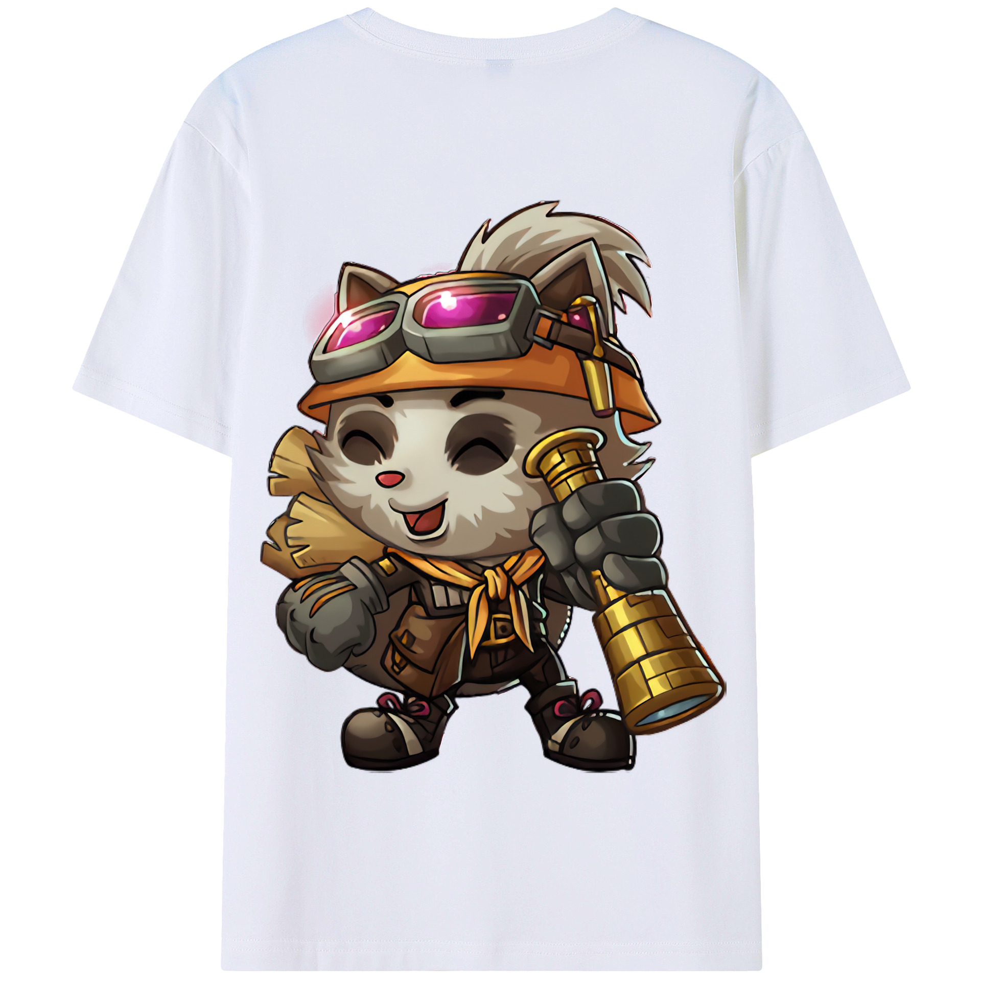 リーグ・オブ・レジェンド League of Legends LOL 綿100％半袖Tシャツ（背面プリント）