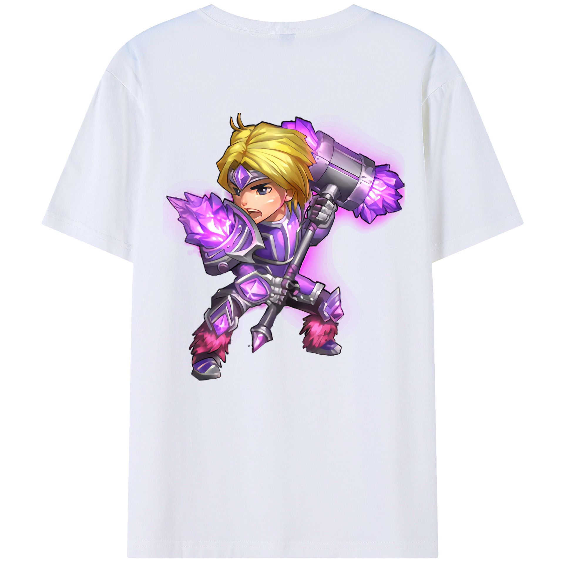 リーグ・オブ・レジェンド League of Legends LOL 綿100％半袖Tシャツ（背面プリント）