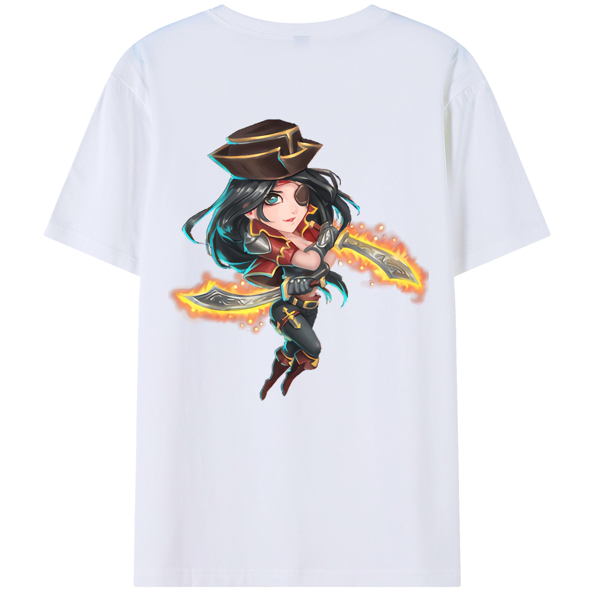リーグ・オブ・レジェンド League of Legends LOL 綿100％半袖Tシャツ（背面プリント）