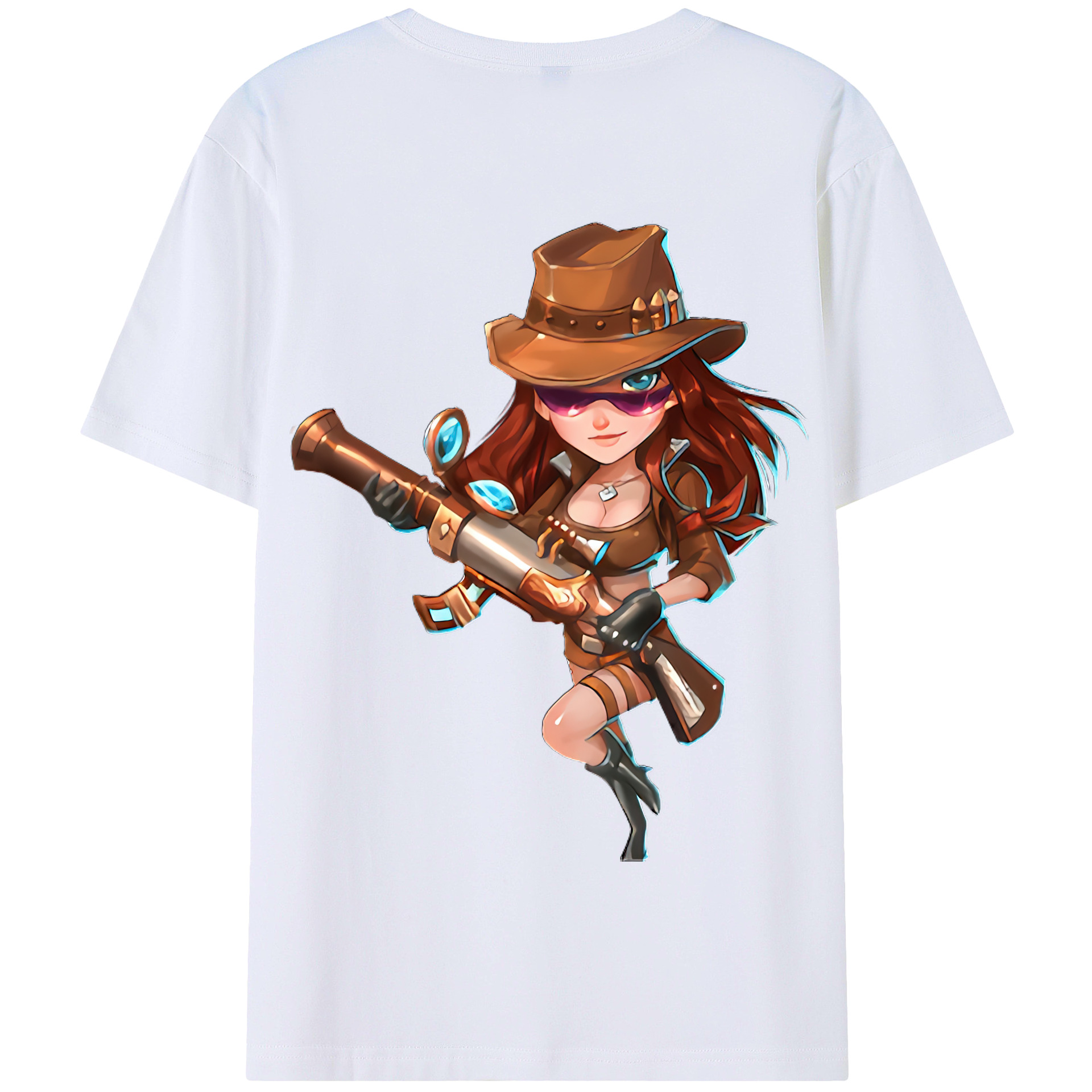 リーグ・オブ・レジェンド League of Legends LOL 綿100％半袖Tシャツ（背面プリント）