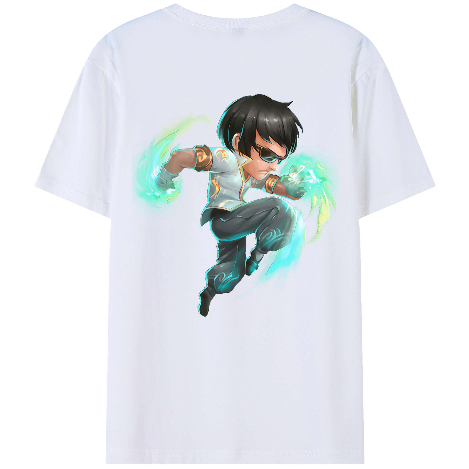 リーグ・オブ・レジェンド League of Legends LOL 綿100％半袖Tシャツ（背面プリント）