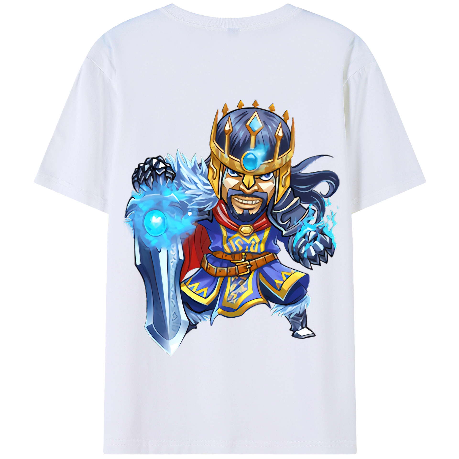 リーグ・オブ・レジェンド League of Legends LOL 綿100％半袖Tシャツ（背面プリント）